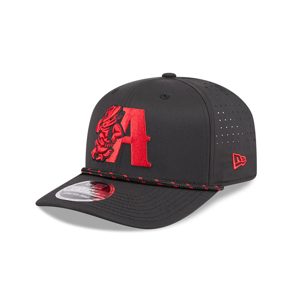 Amarillo Sod Poodles New Era Black Red LeanA 9SEVENTY Cap
