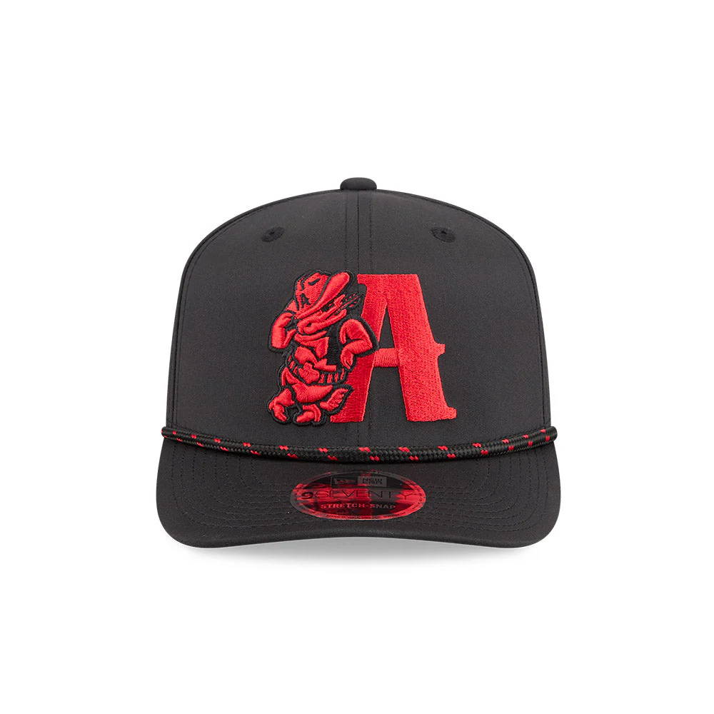 Amarillo Sod Poodles New Era Black Red LeanA 9SEVENTY Cap - Image 3