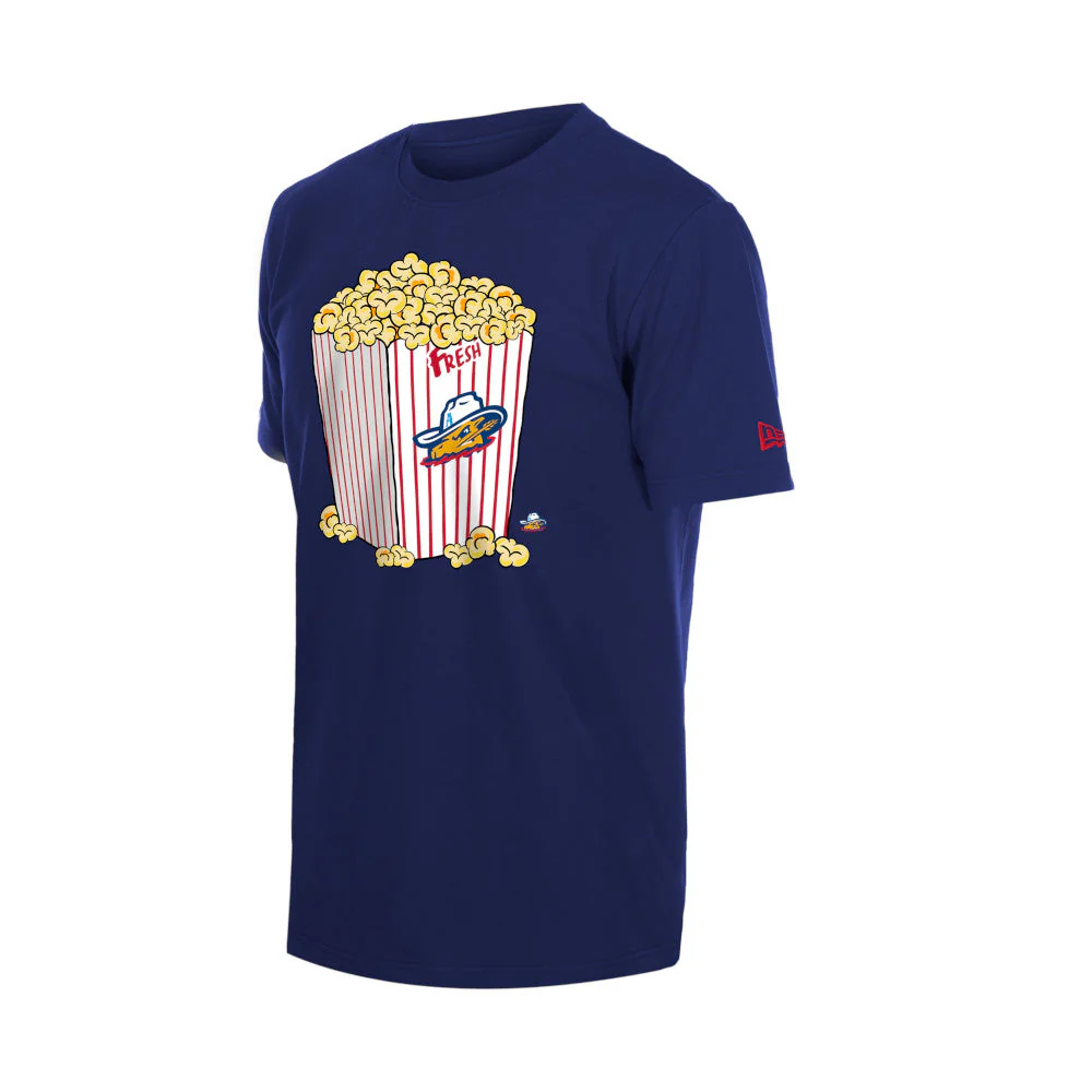 Amarillo Sod Poodles New Era Royal Popcorn Game Tee
