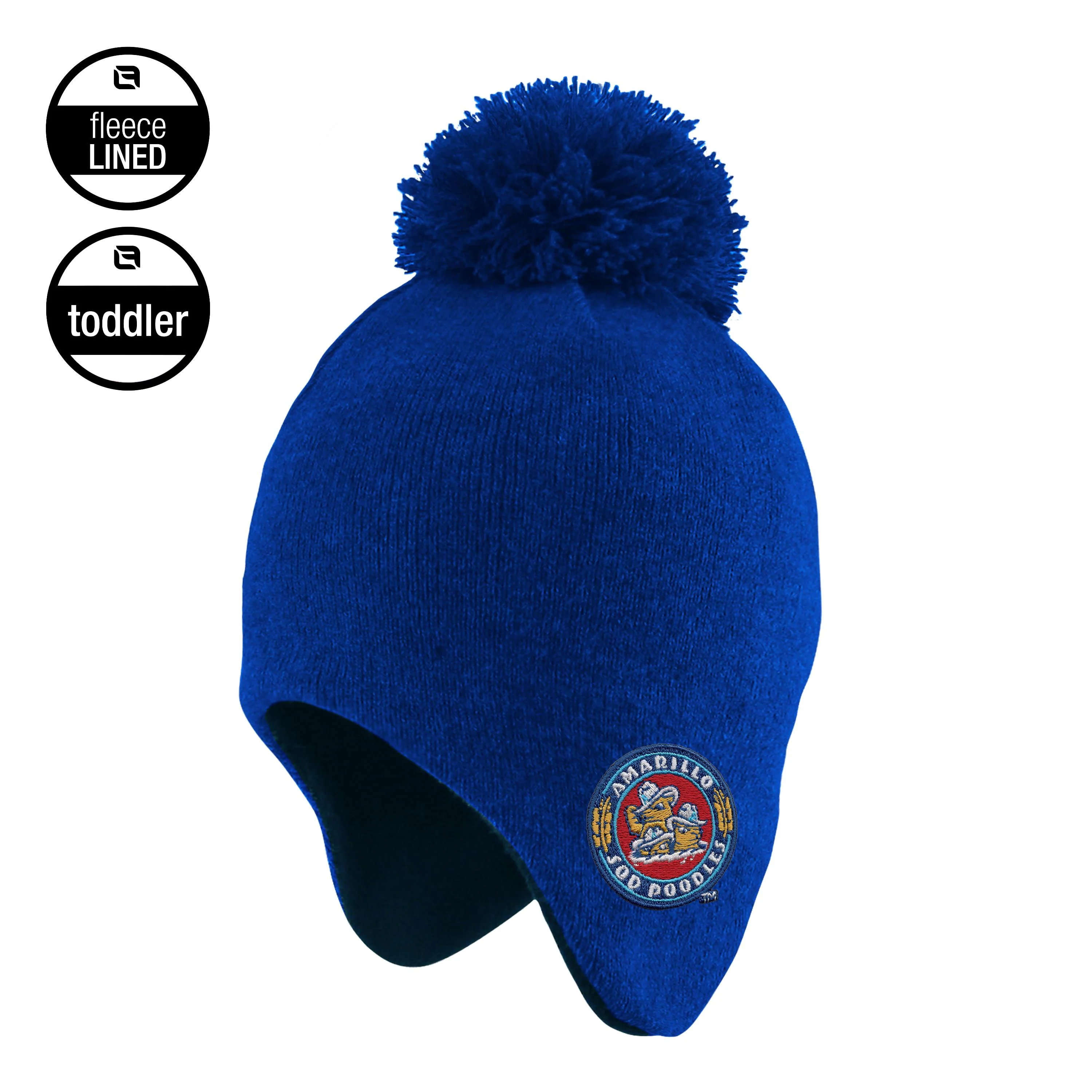 Amarillo Sod Poodles Royal Infant Minion Pom Hat
