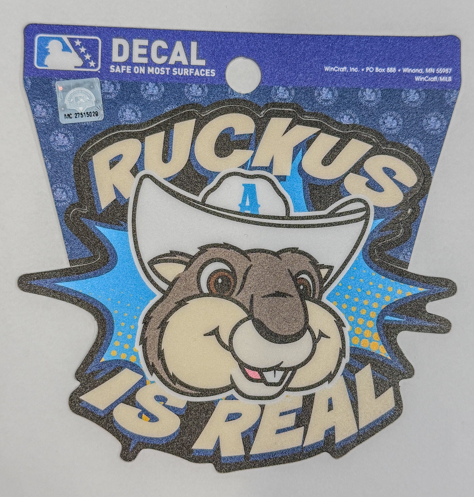 Amarillo Sod Poodles RUCKUS is Real Decal