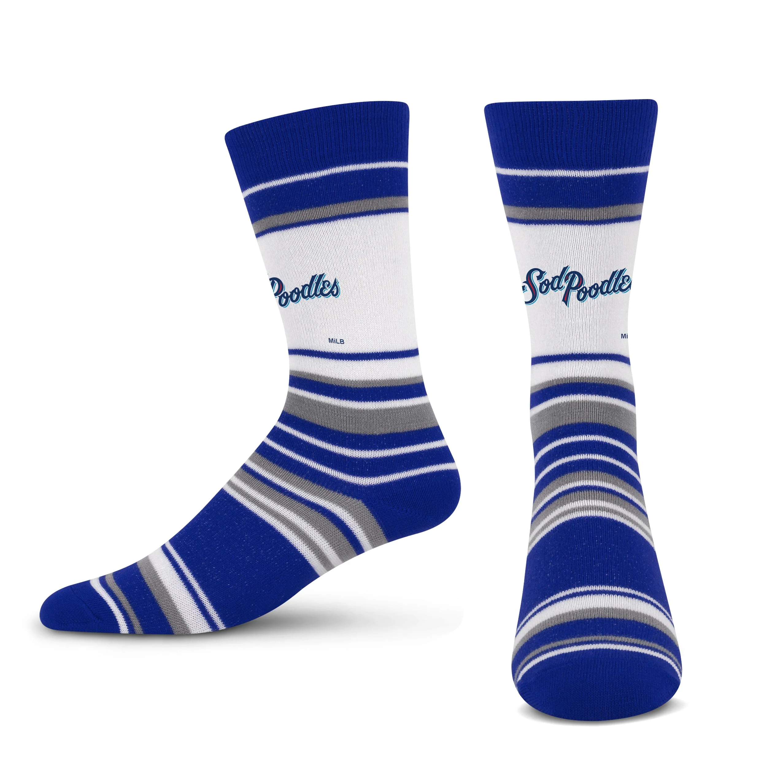 Amarillo Sod Poodles Striped Sock