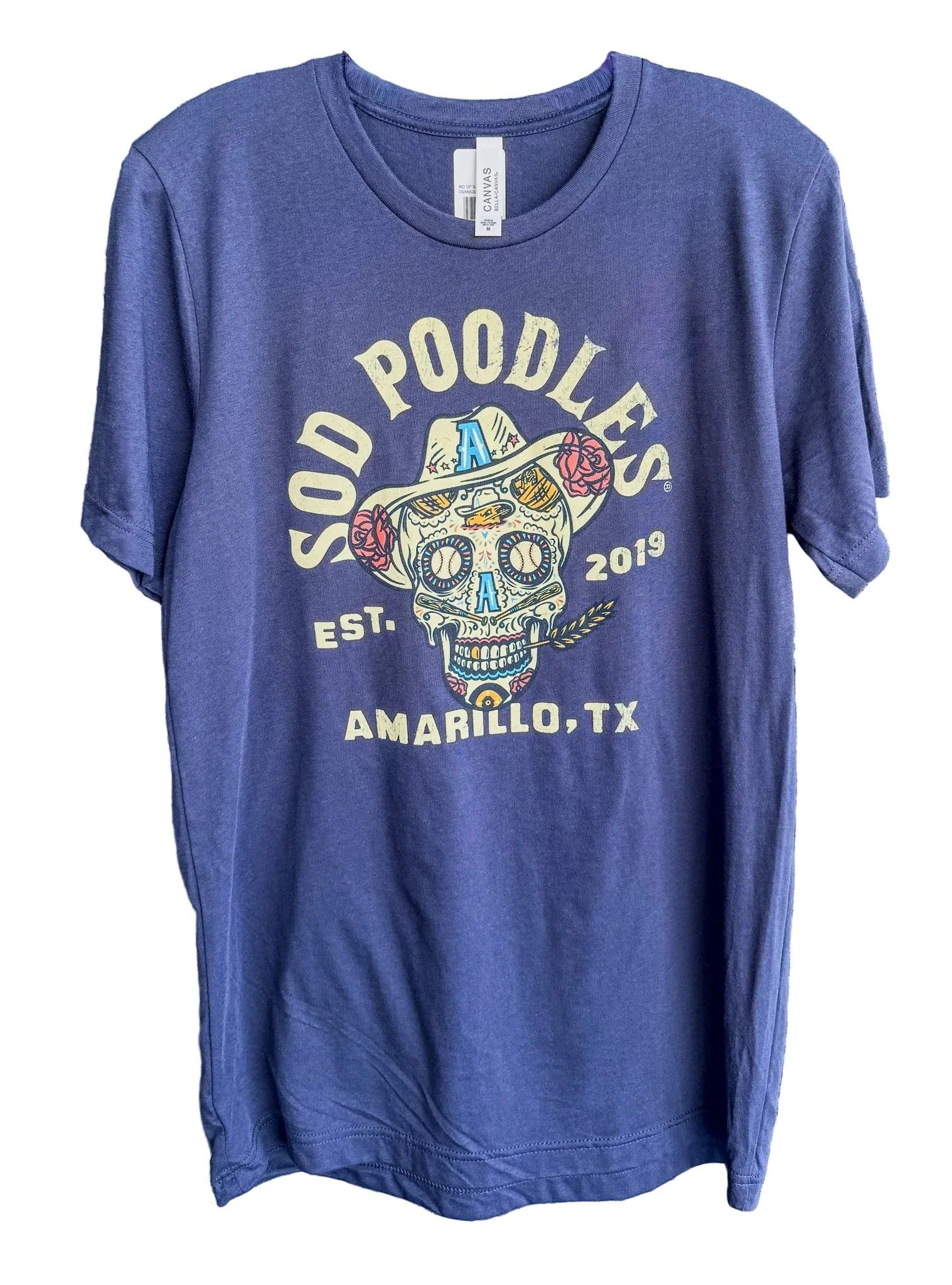 Amarillo Sod Poodles Sugar Skull Tee