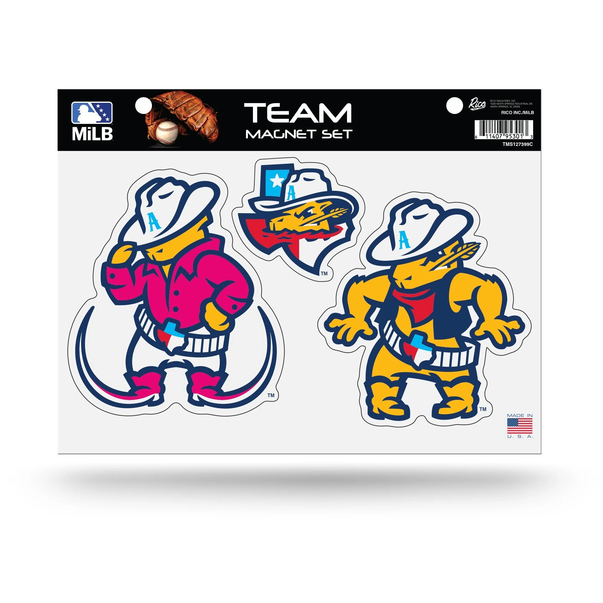 Amarillo Sod Poodles Team Magnet Sheet