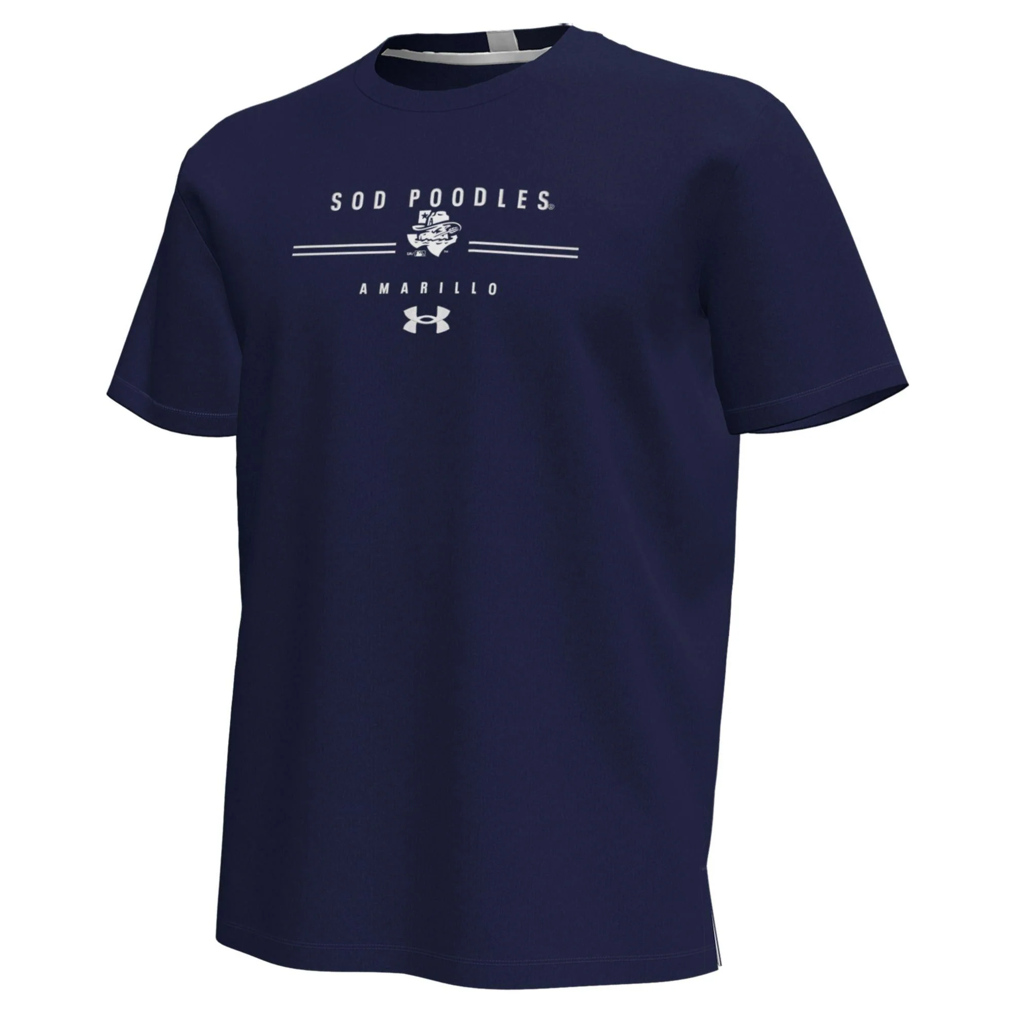 Amarillo Sod Poodles Under Armour Game Day Marine Navy Tee