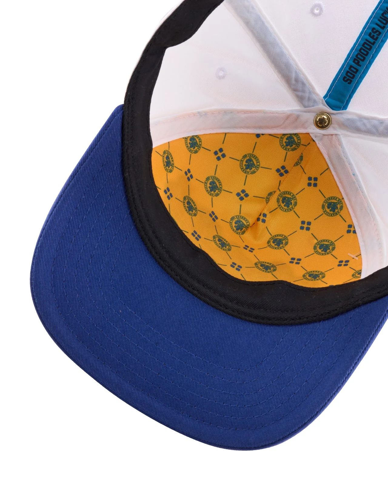 Amarillo Sod Poodles Black Clover White Classic Cap - Image 2