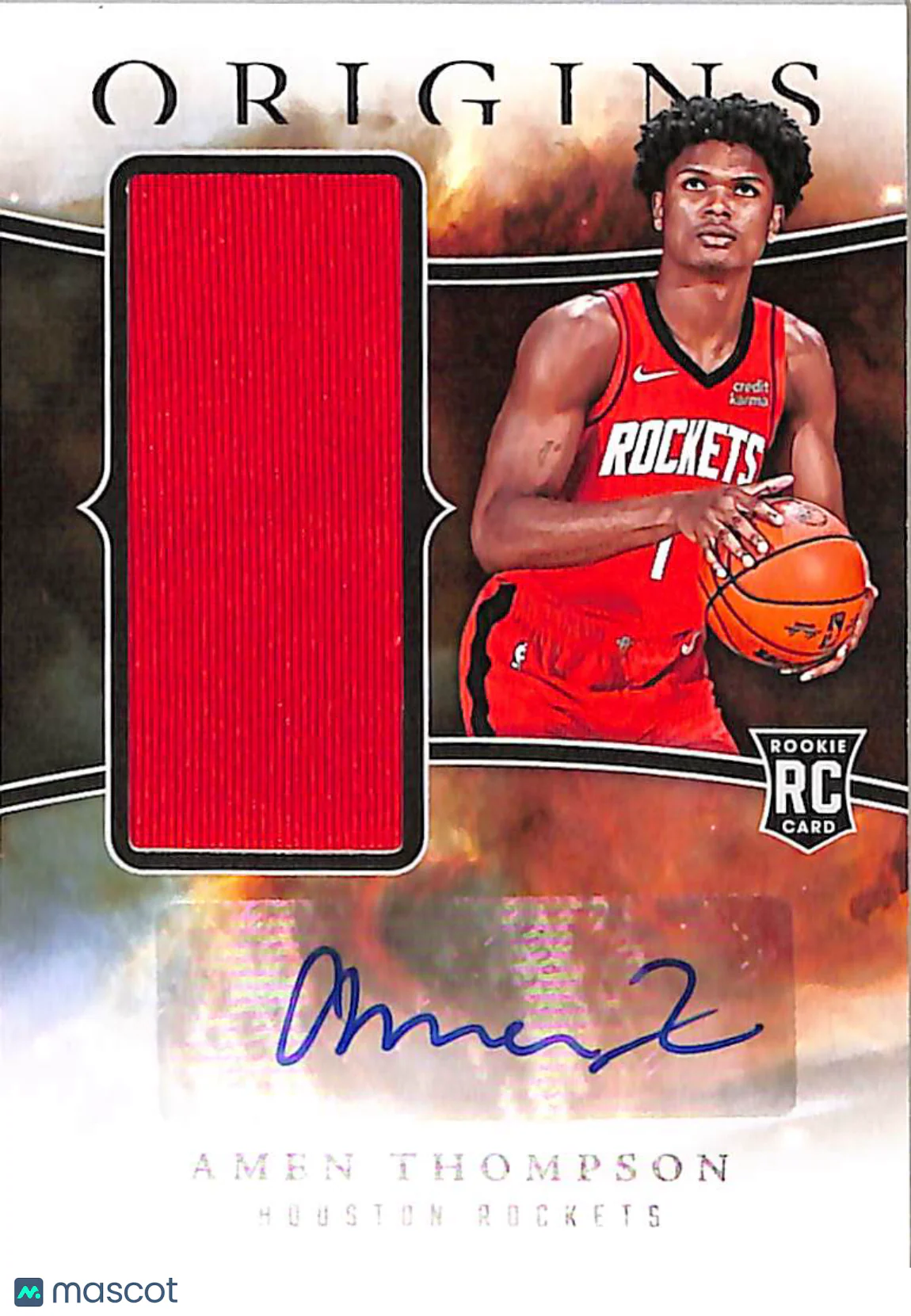 Amen Thompson 2023 Panini Origins #RJA-AMN Rookie