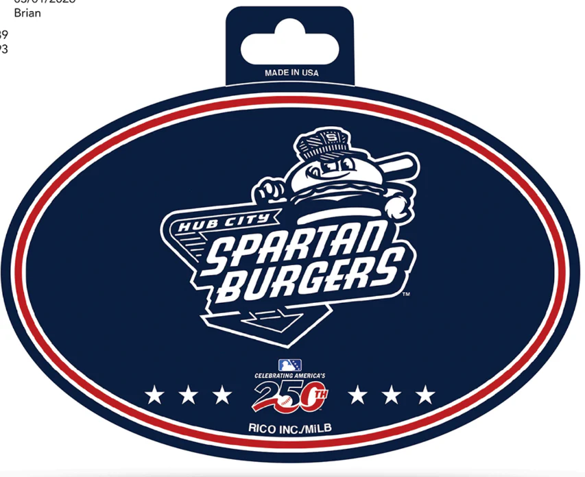 America 250 Oval Decal