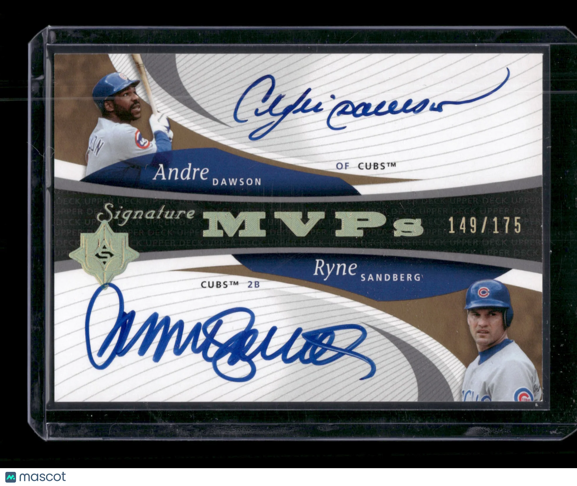 Andre Dawson Ryne Sandberg 2005 Upper Deck Ultima