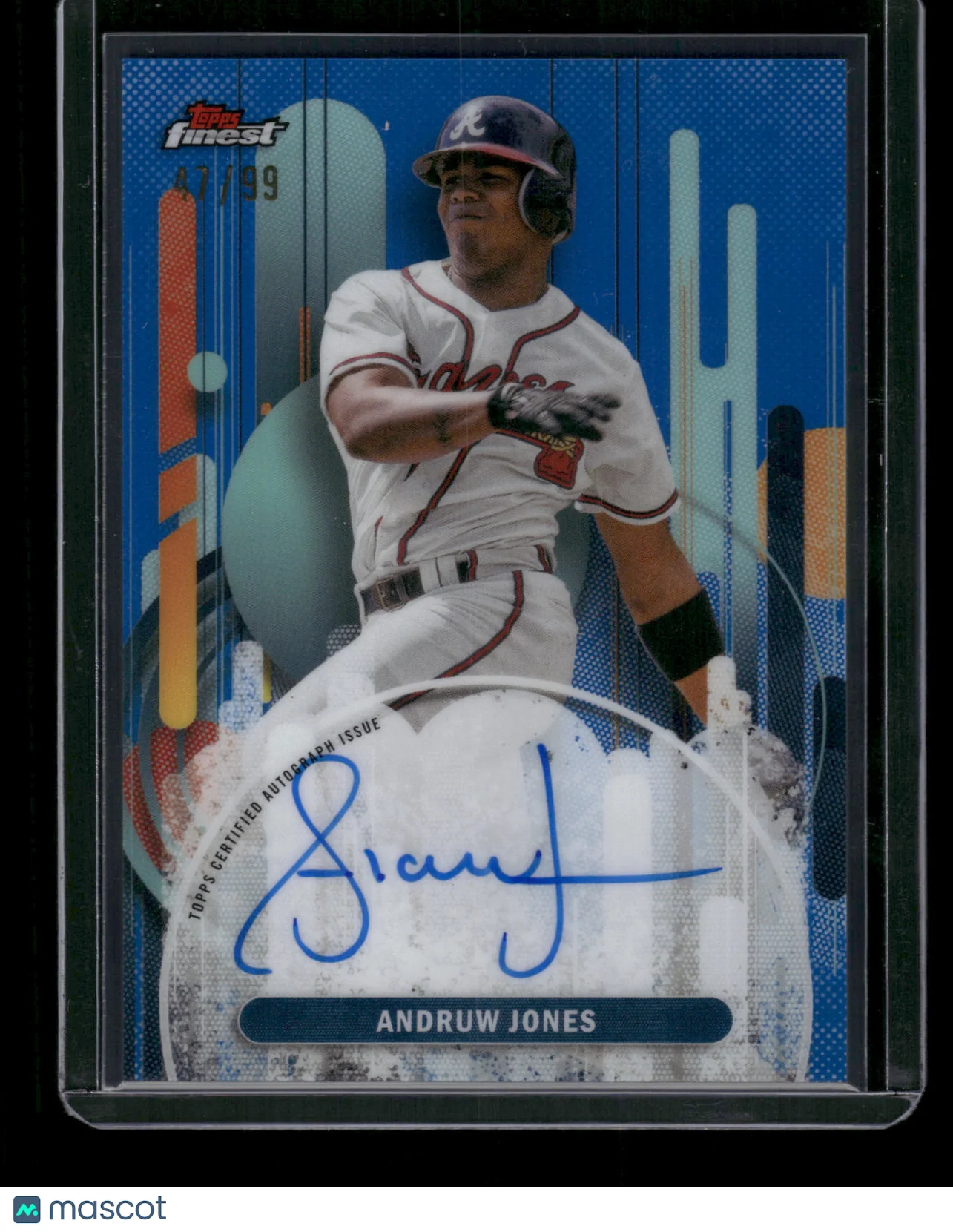 Andruw Jones 2025 Topps Finest Baseball #FA-AJO B