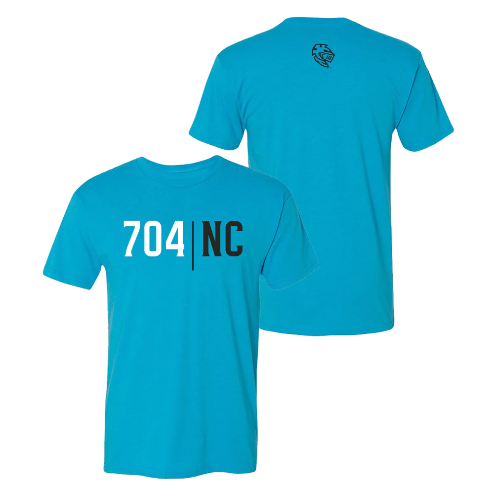 Charlotte Knights 108 Stitches Area Code Short Sleeve T-Shirt