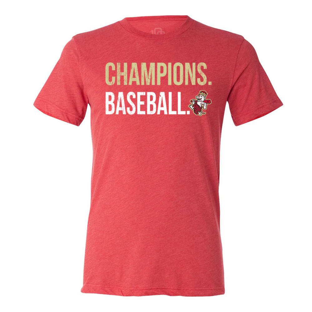 Arkansas Travelers 108 Stitches Champions Baseball SS Tee