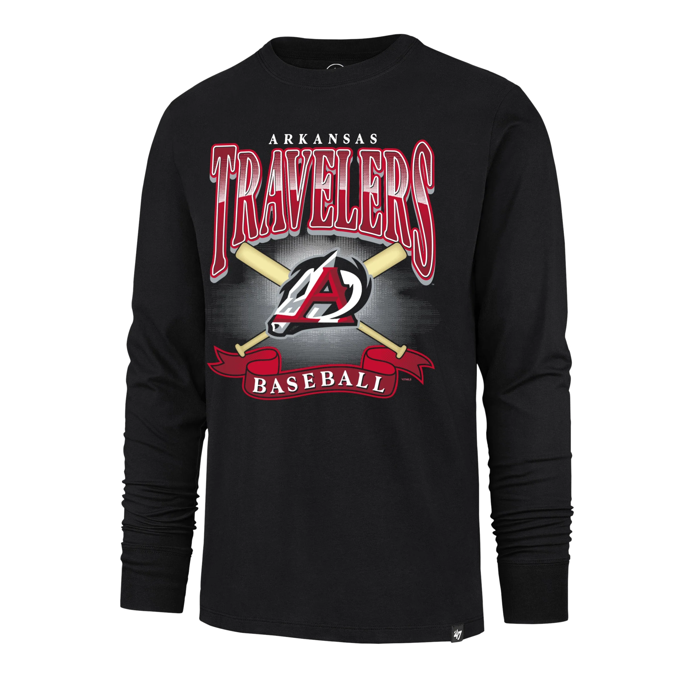 Arkansas Travelers '47 Brand Franklin LS Tee