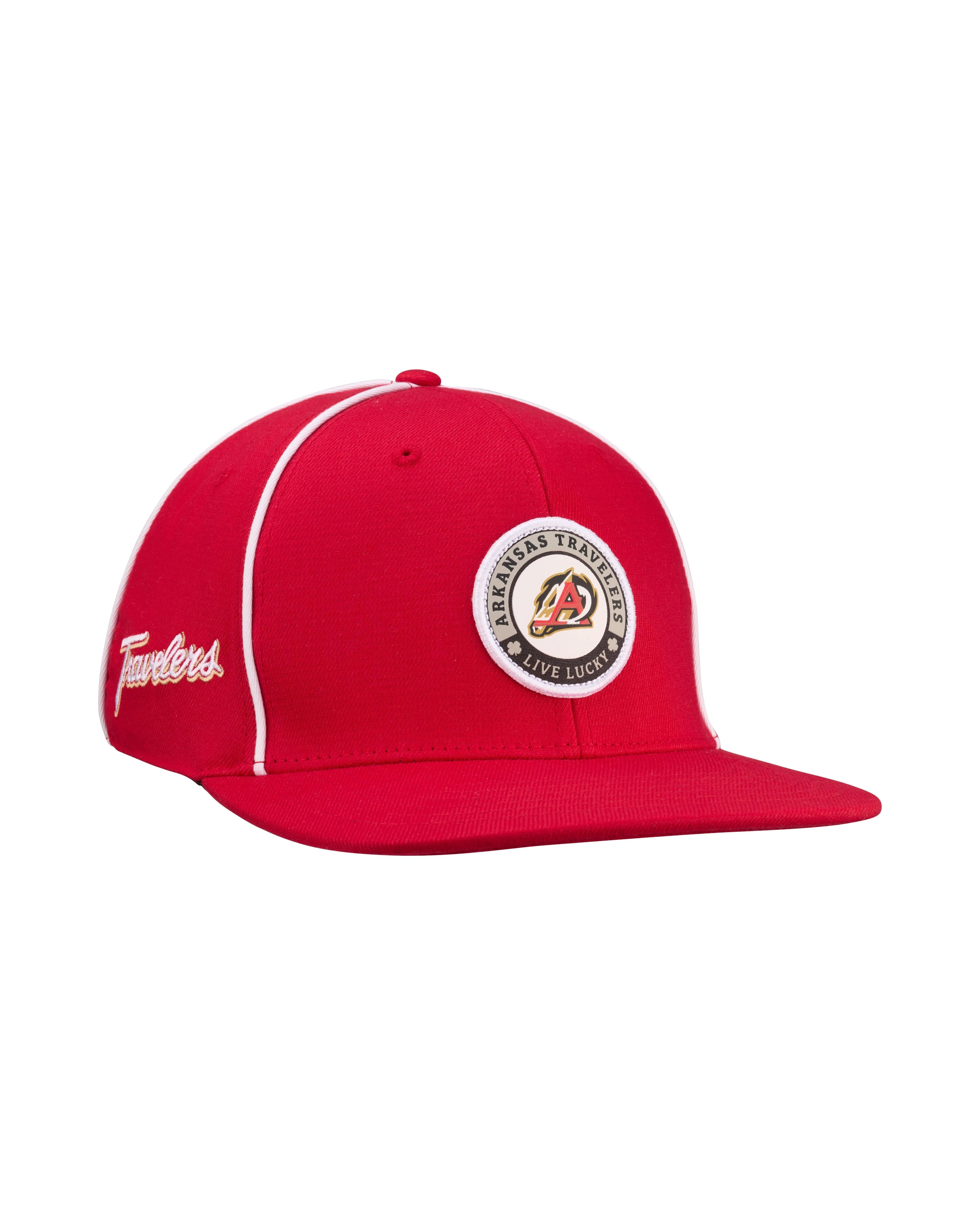 Arkansas Travelers Black Clover Tradition Snapback Cap - Image 2