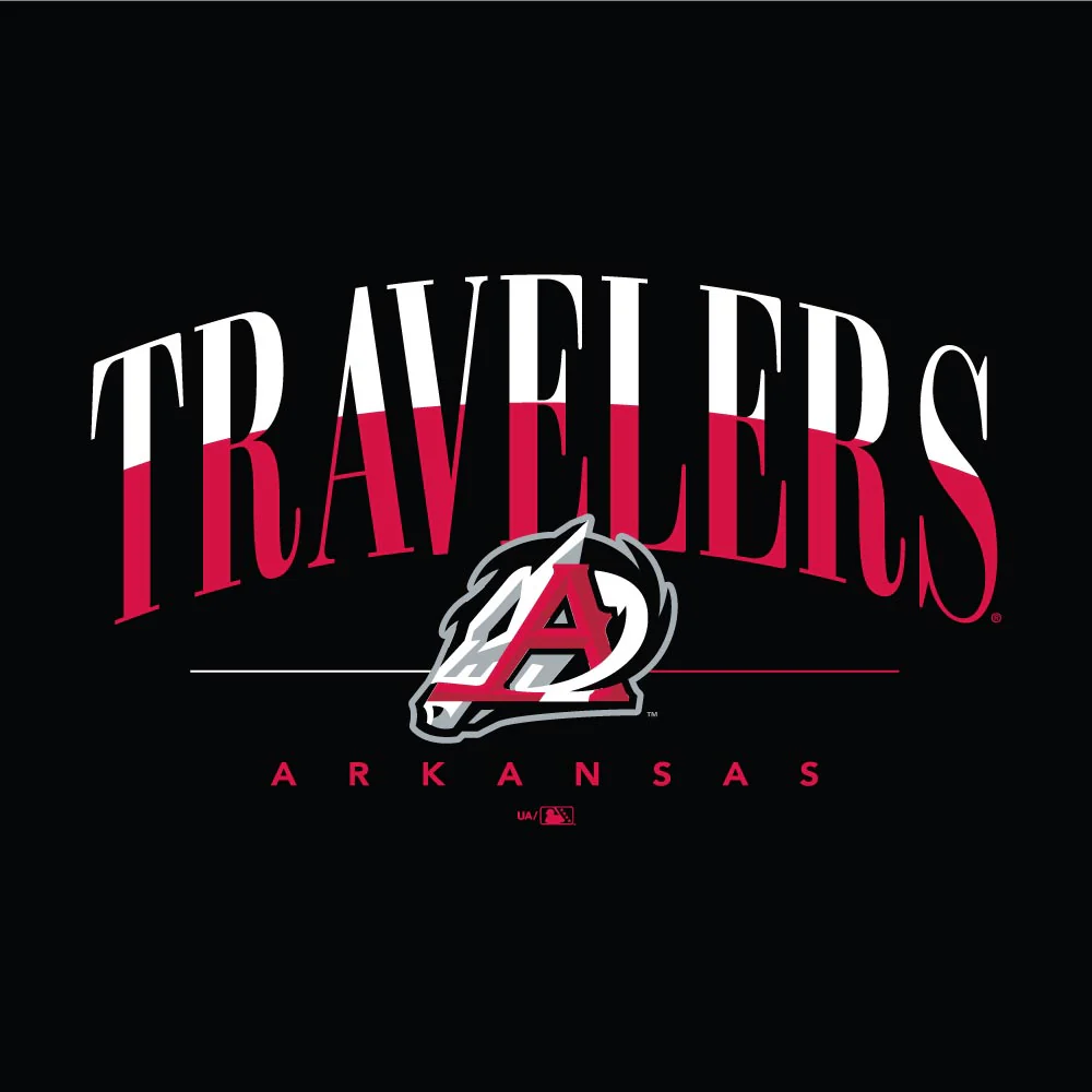 Arkansas Travelers Champion Women's Core V Neck Tee - Image 2