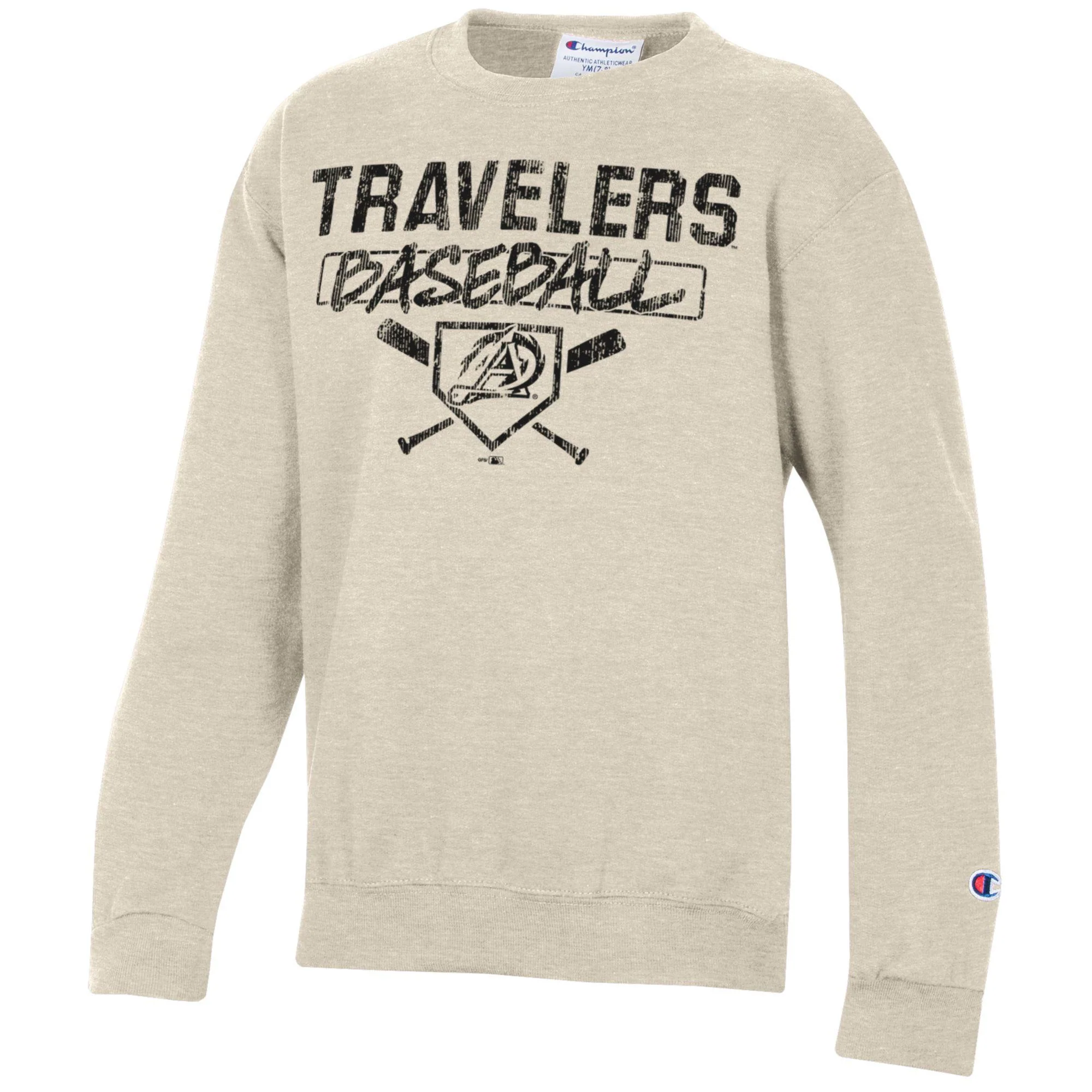 Arkansas Travelers Champion Youth Powerblend Fleece Crew