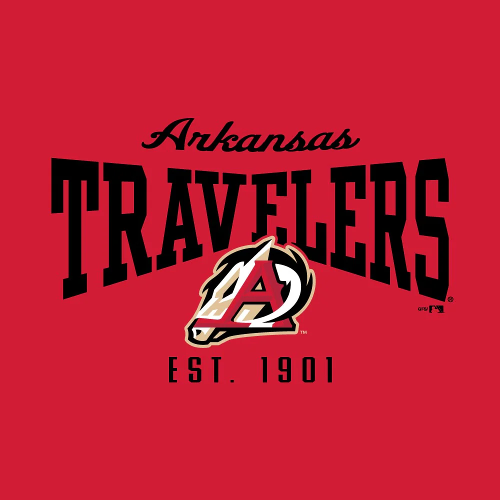 Arkansas Travelers Champion Youth Powerblend Hoodie - Image 2