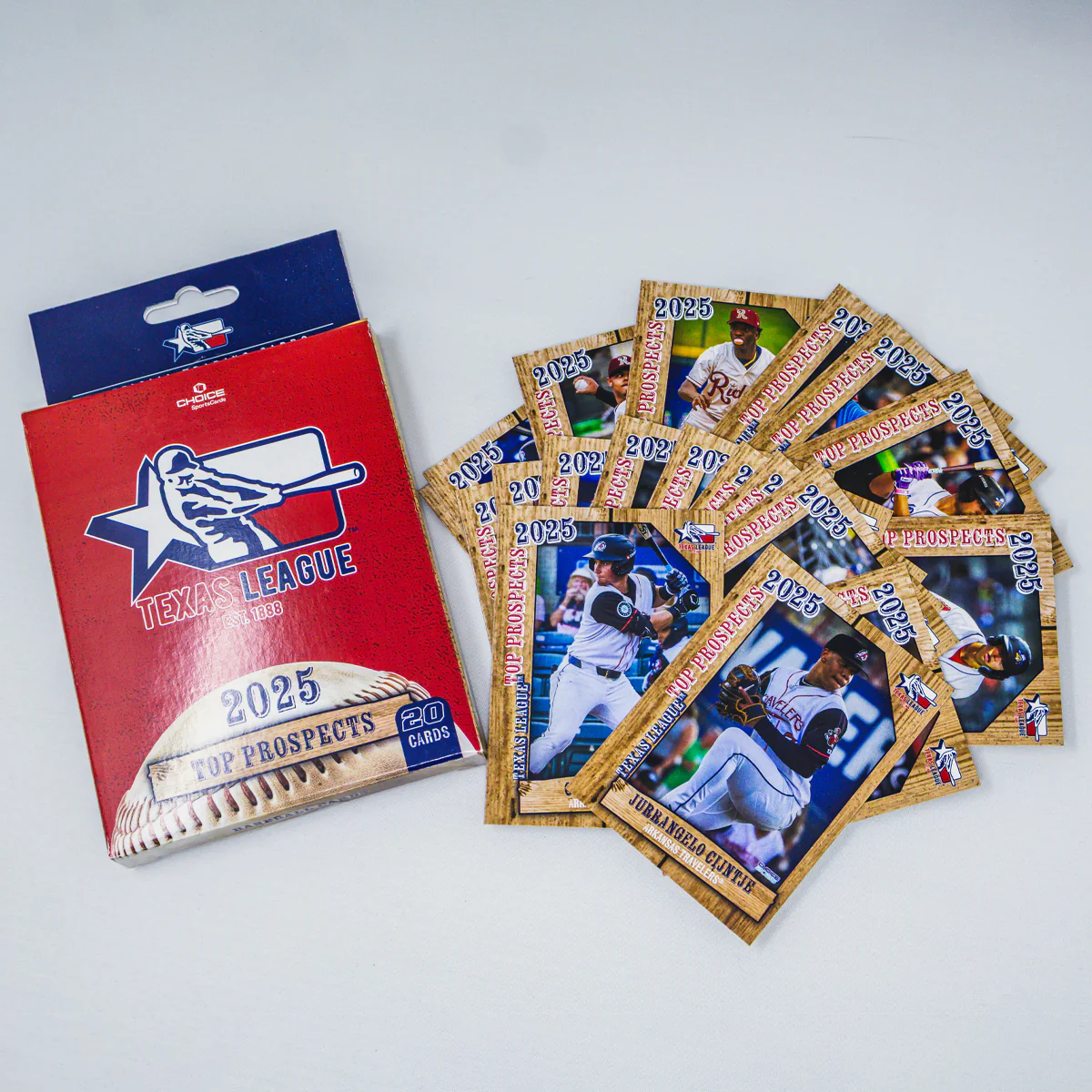 Arkansas Travelers Choice SportsCards Top Prospects Card Set 2025 - Image 2