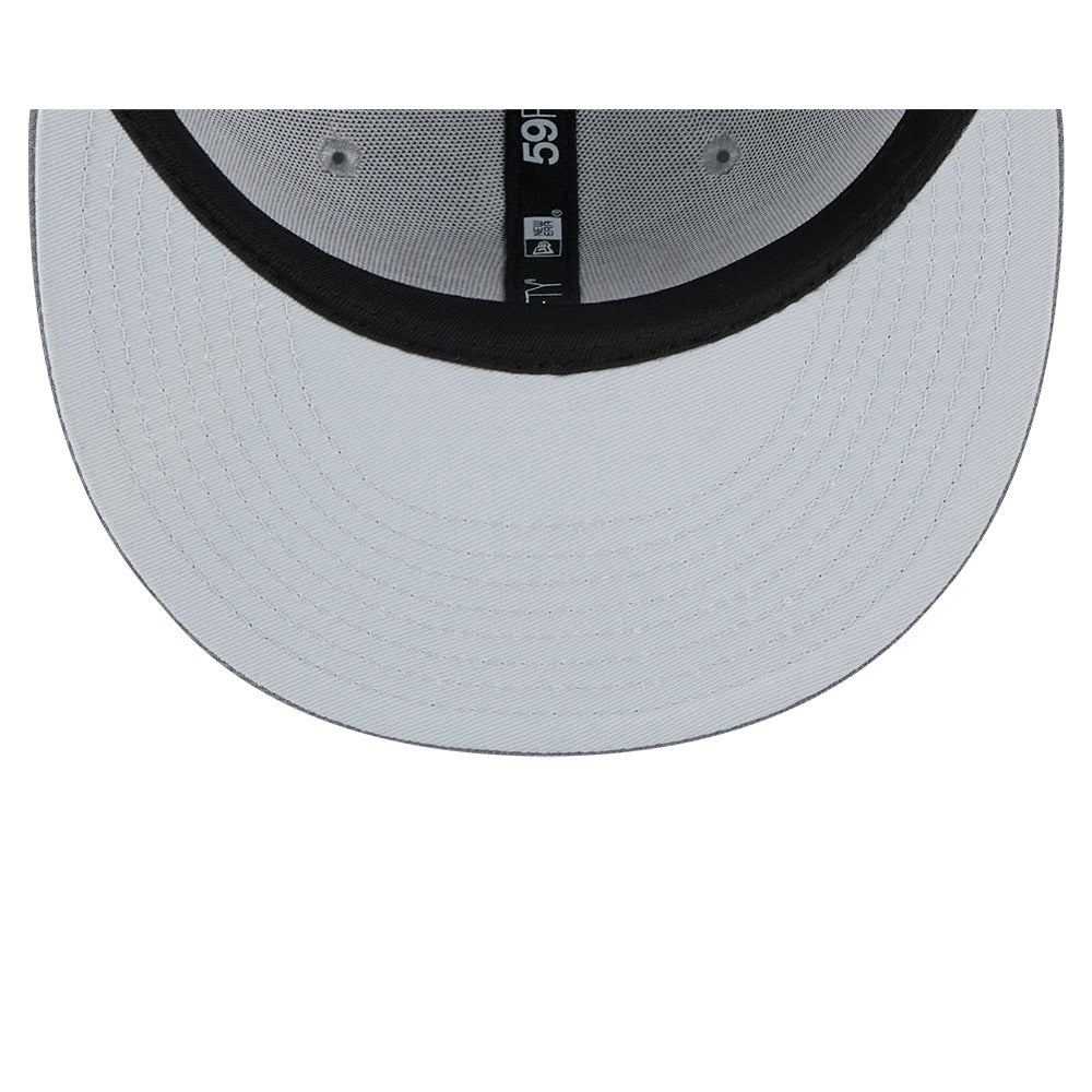 Arkansas Travelers New Era 59FIFTY Gray Pop Cap - Image 7