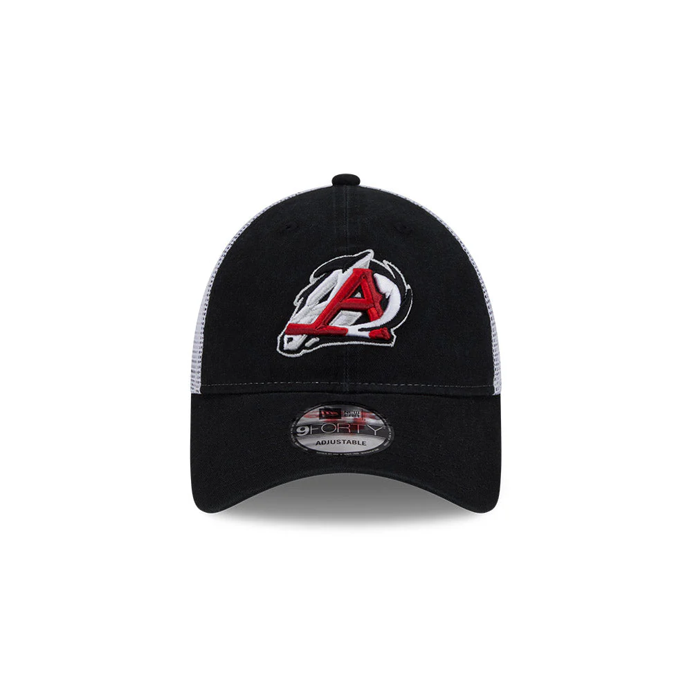 Arkansas Travelers New Era 9FORTY Evergreen Trucker Cap - Image 3