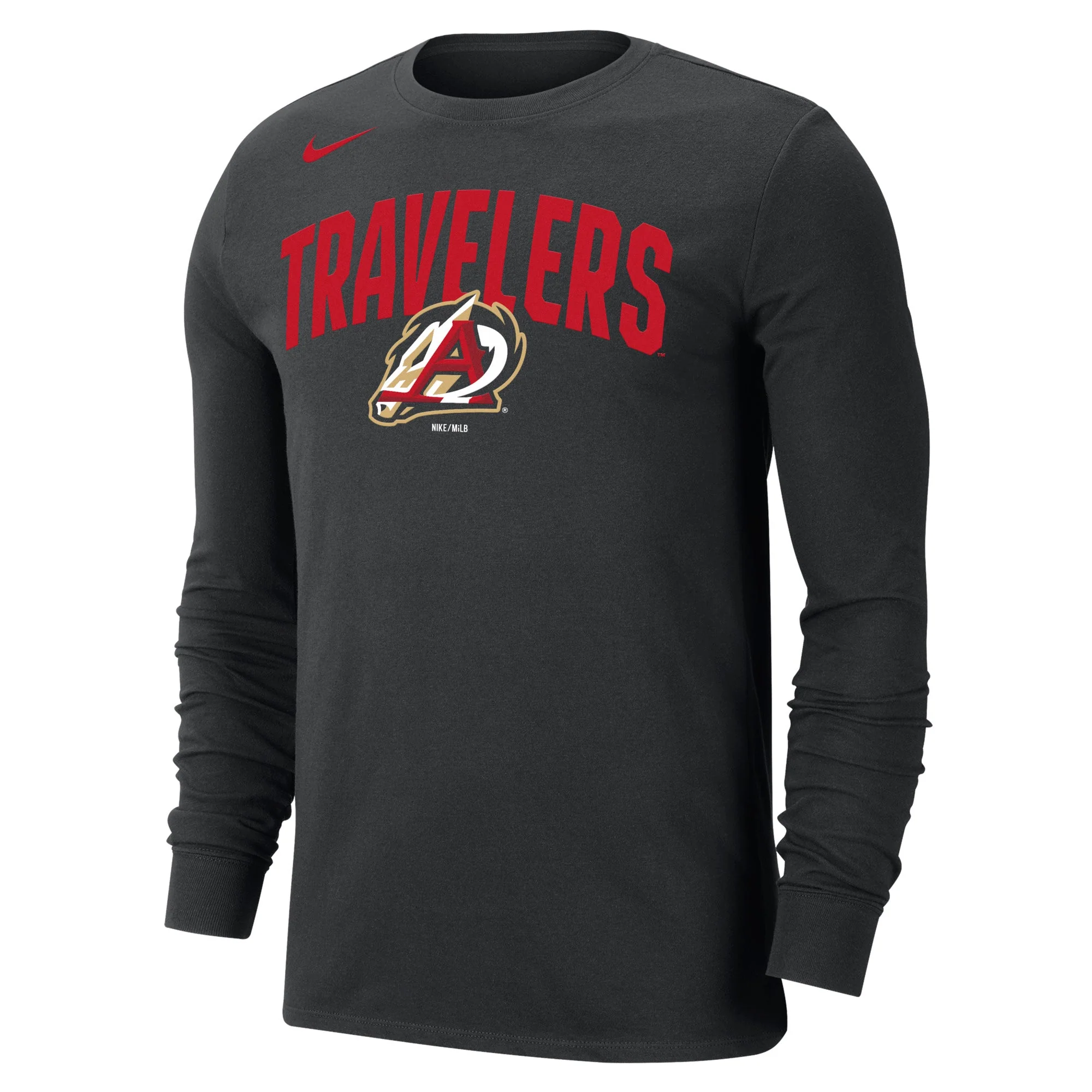 Arkansas Travelers Nike Dri-FIT Cotton LS Tee
