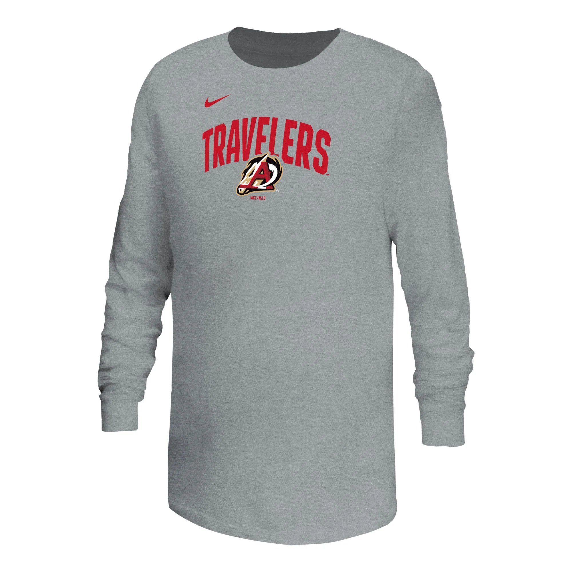 Arkansas Travelers Nike Youth Core Cotton LS Tee