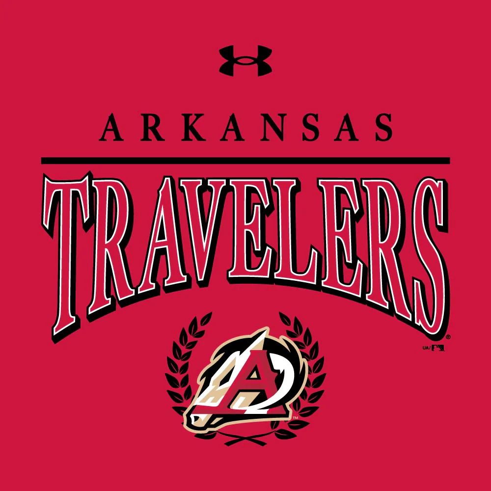 Arkansas Travelers Under Armour Icon SS Tee - Image 2