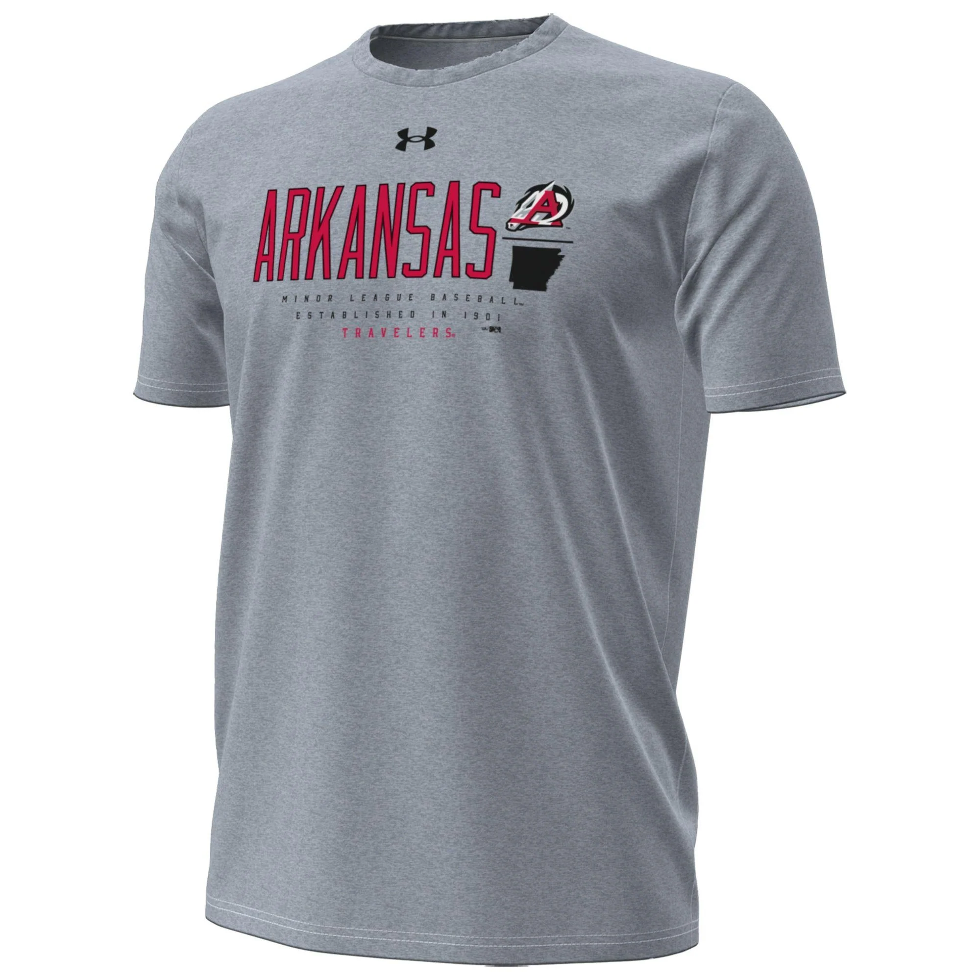 Arkansas Travelers Under Armour Performance Cotton SS Tee