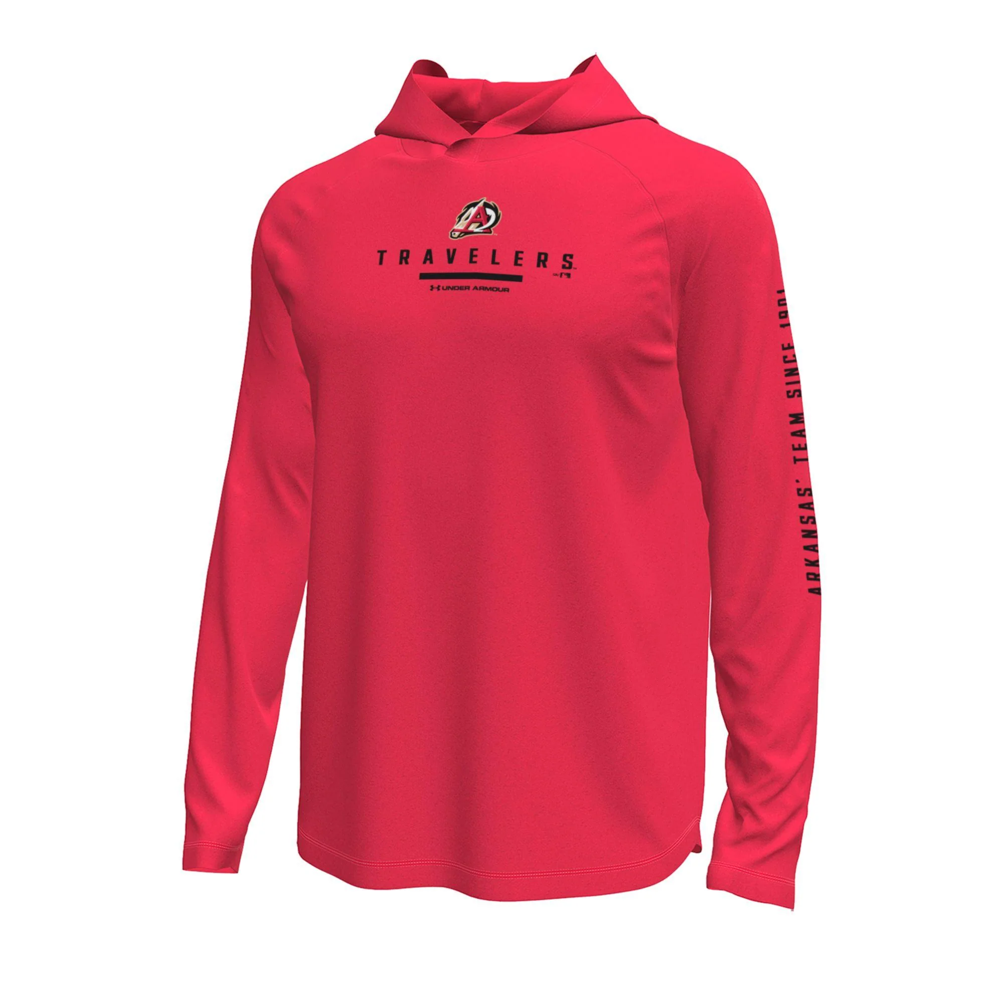 Arkansas Travelers Under Armour Tech Stretch LS Hood