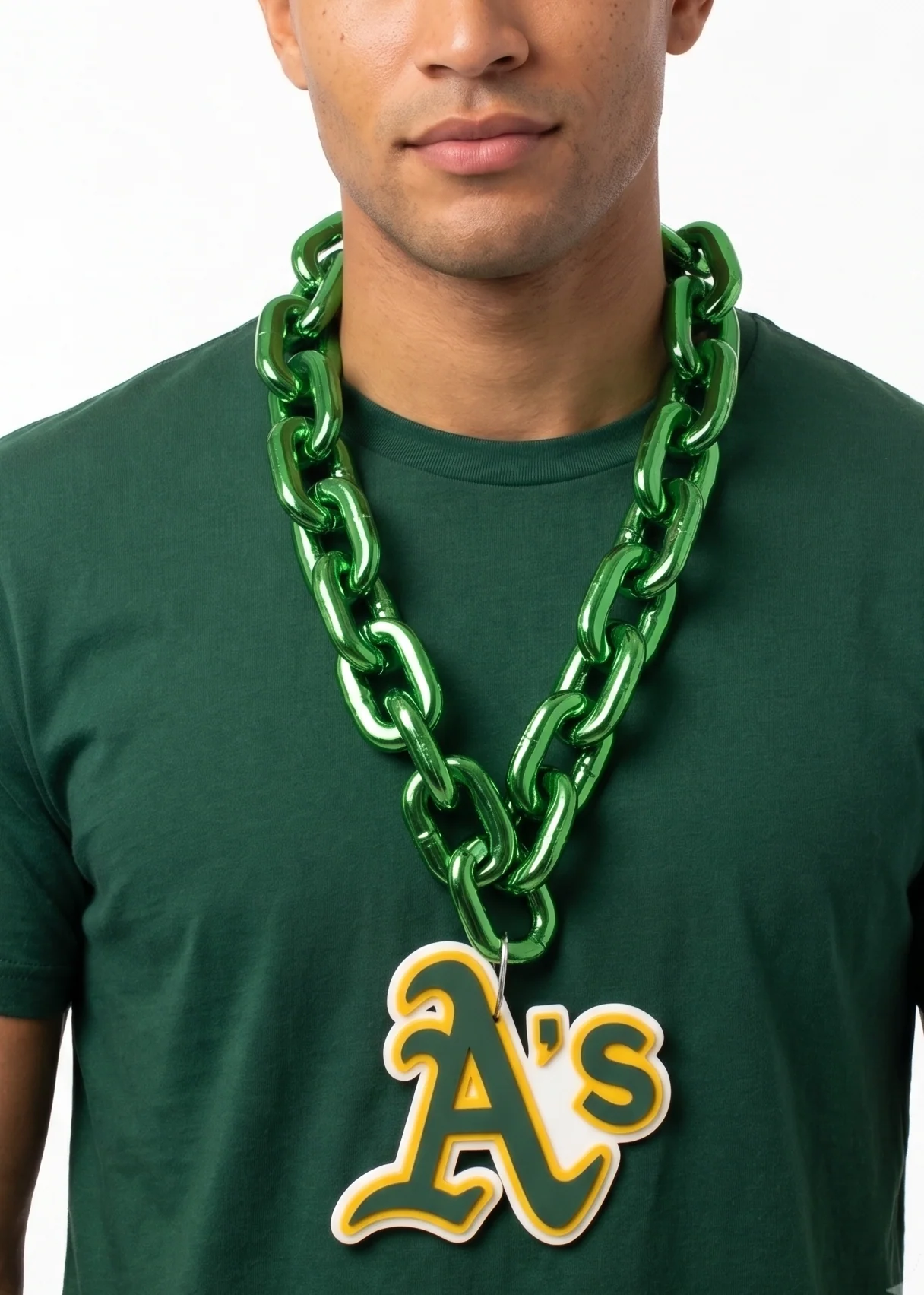 A's Green Fan Chain - Image 2