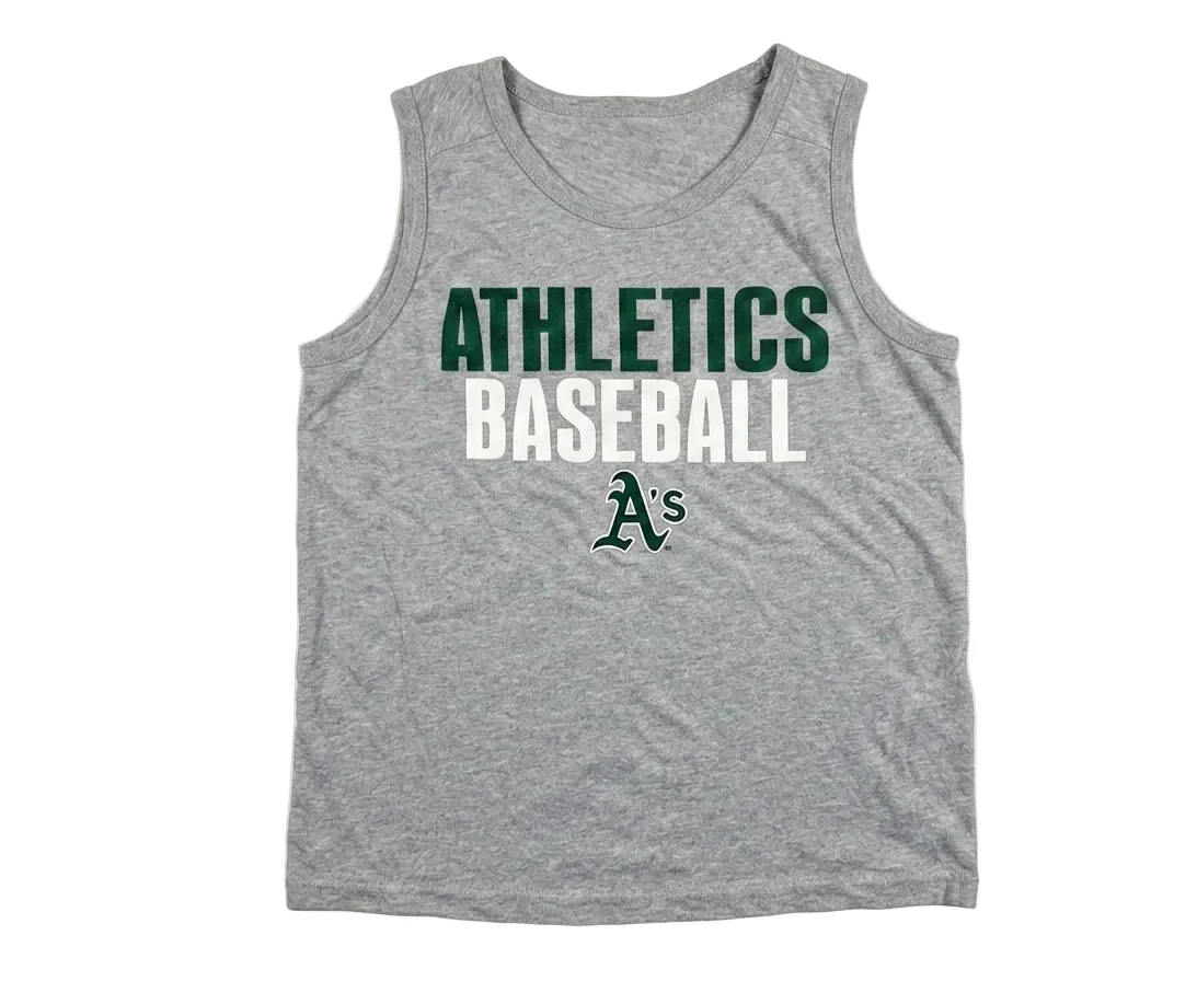 A's Youth Fade Jersey Tank