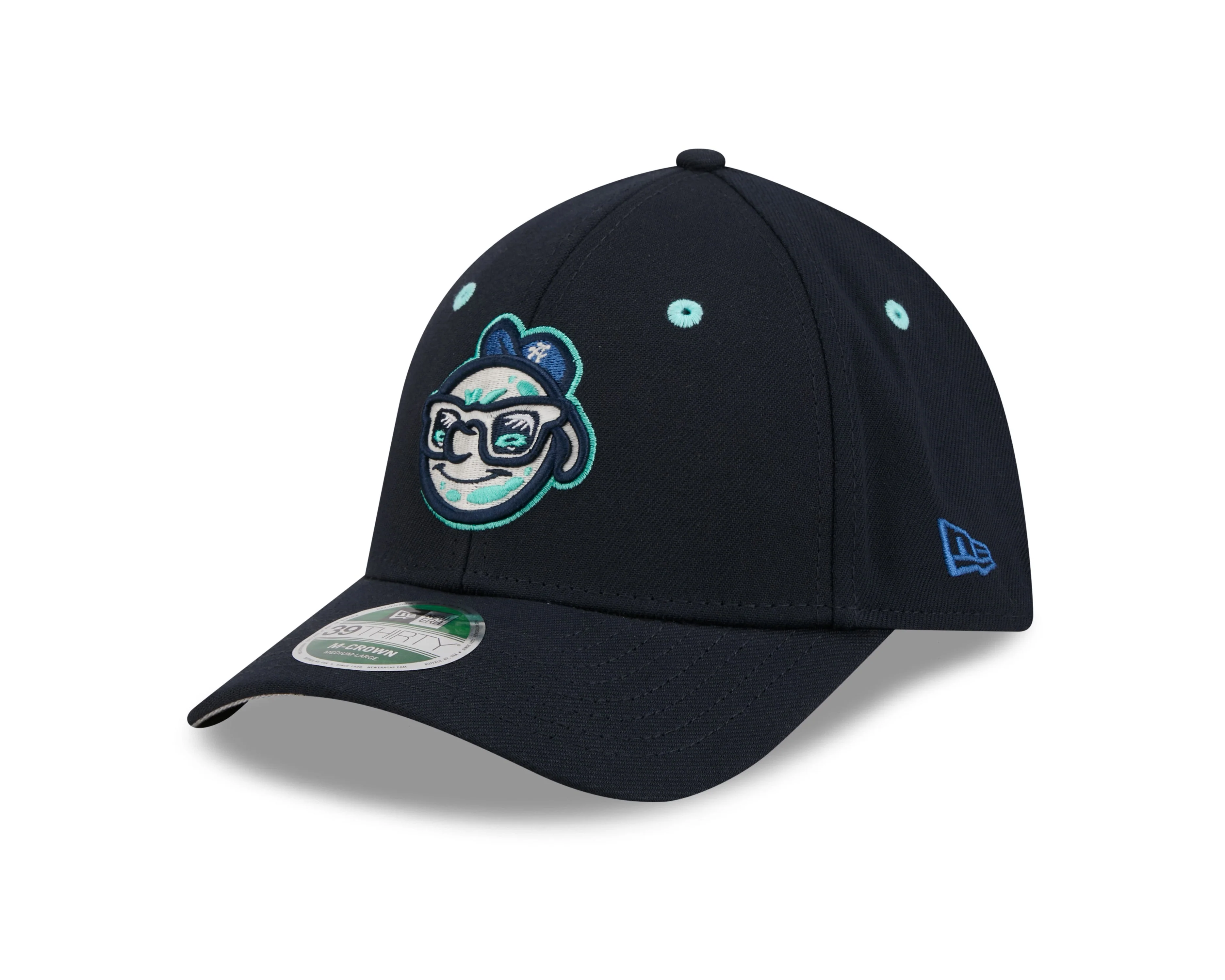 Asheville Tourists New Era 39Thirty m-crown Home Cap - Image 2