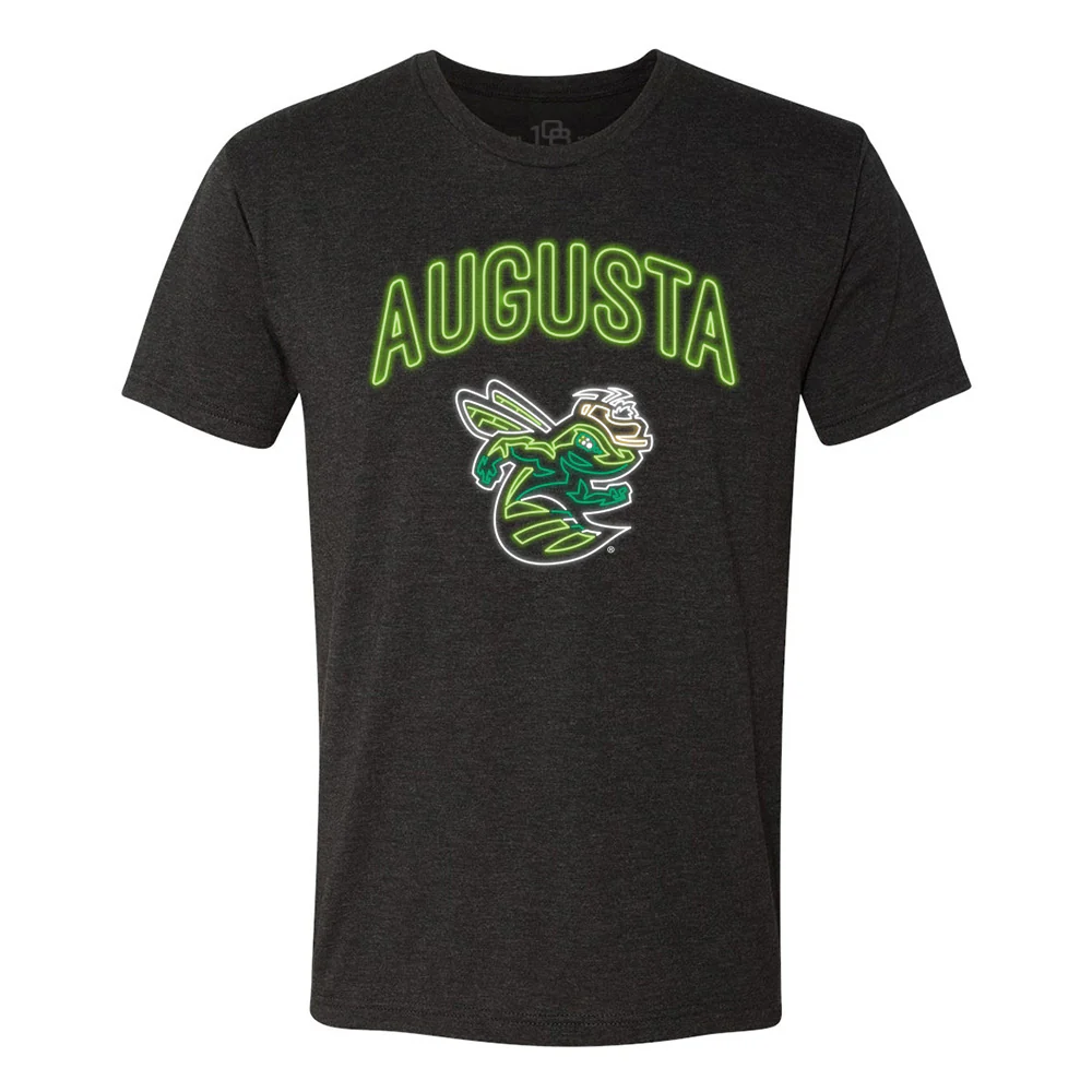 Augusta GreenJackets Neon SS Tee Black