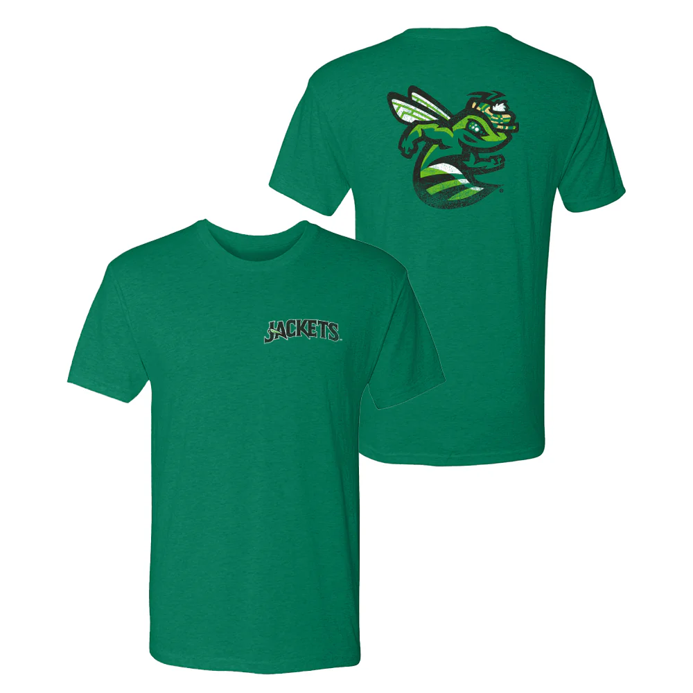 Augusta GreenJackets Vintage Front/Back Front/Back Tee Black