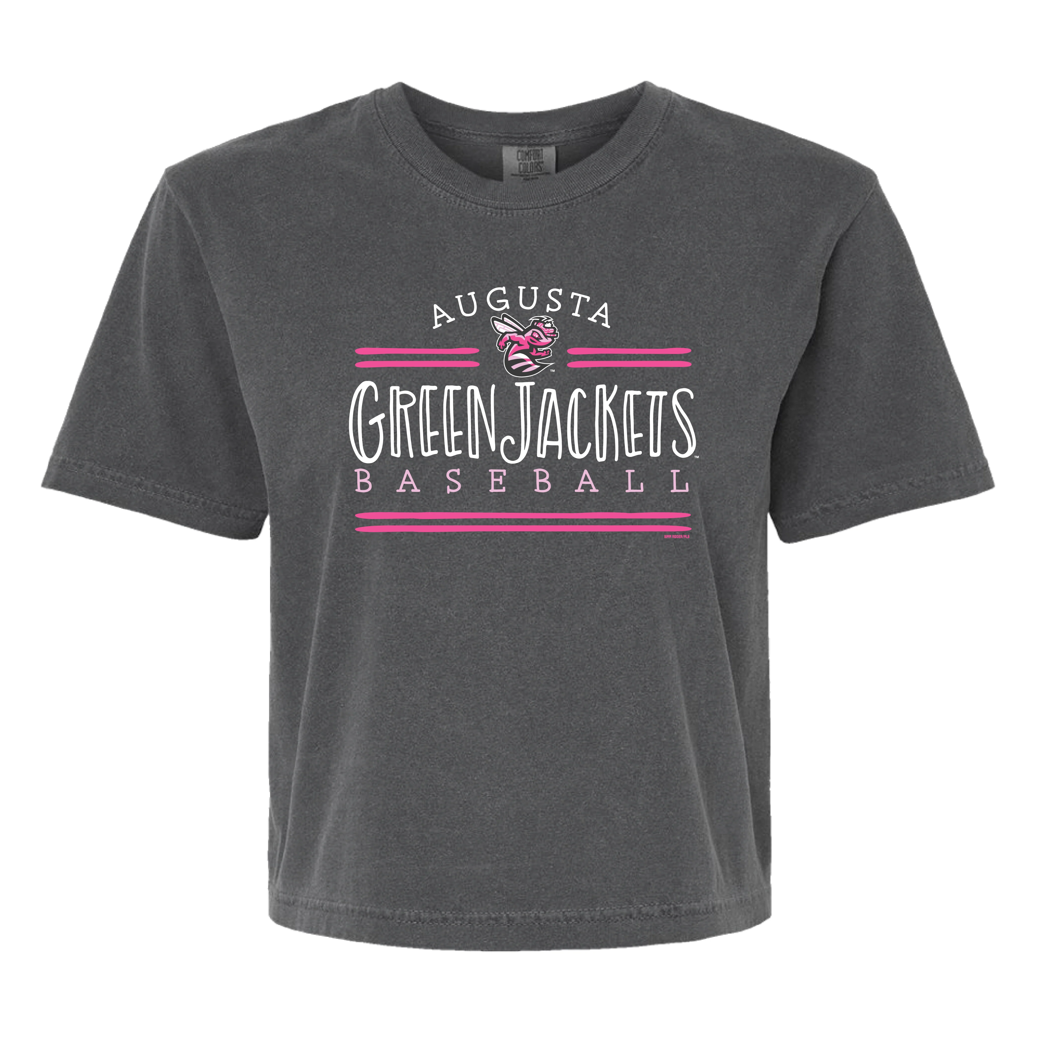 Augusta GreenJackets Women's Comfort Colors Crop Tee