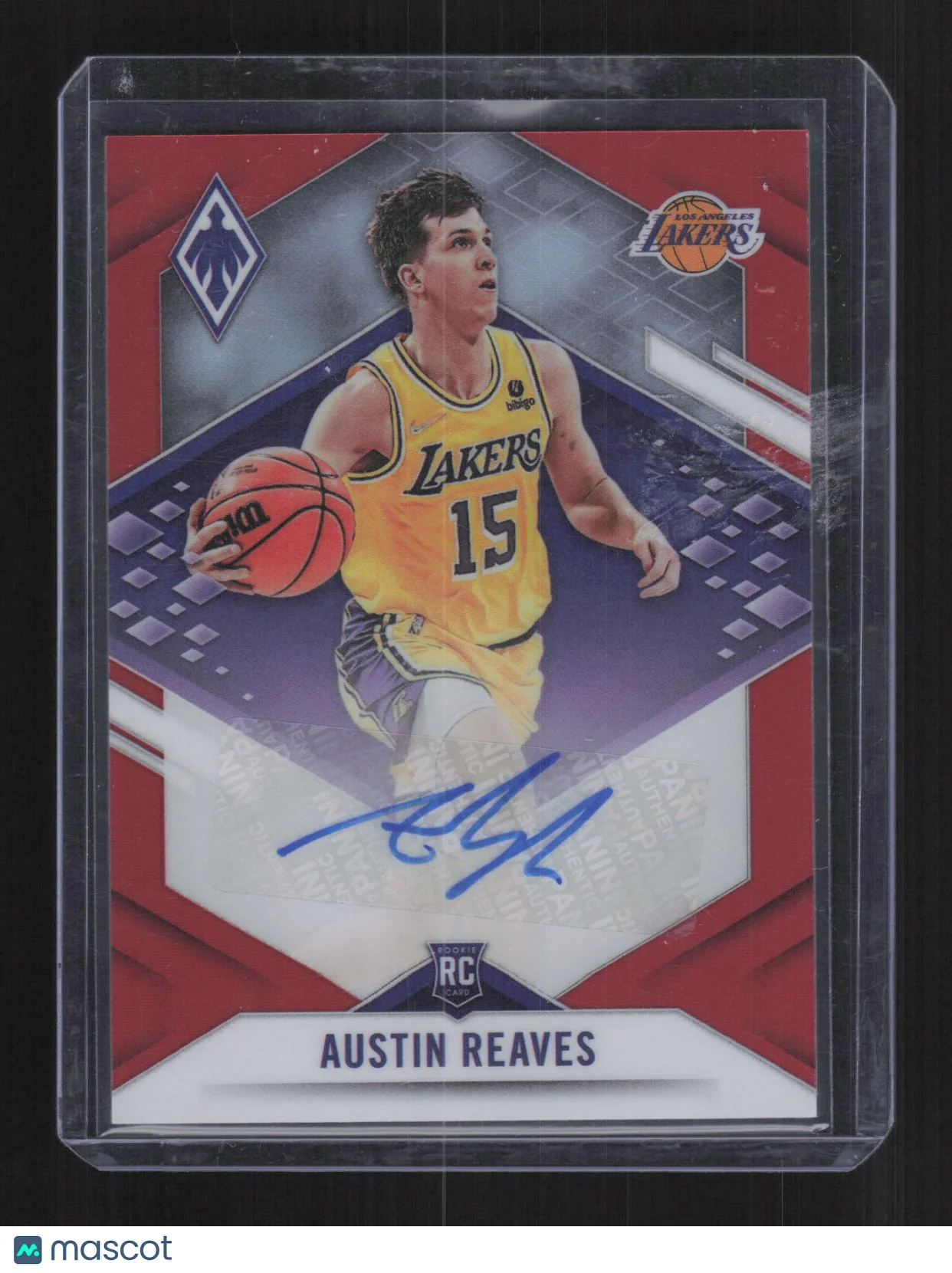 Austin Reaves 2022 Panini Chronicles Phoenix #PRA-AST Red Auto