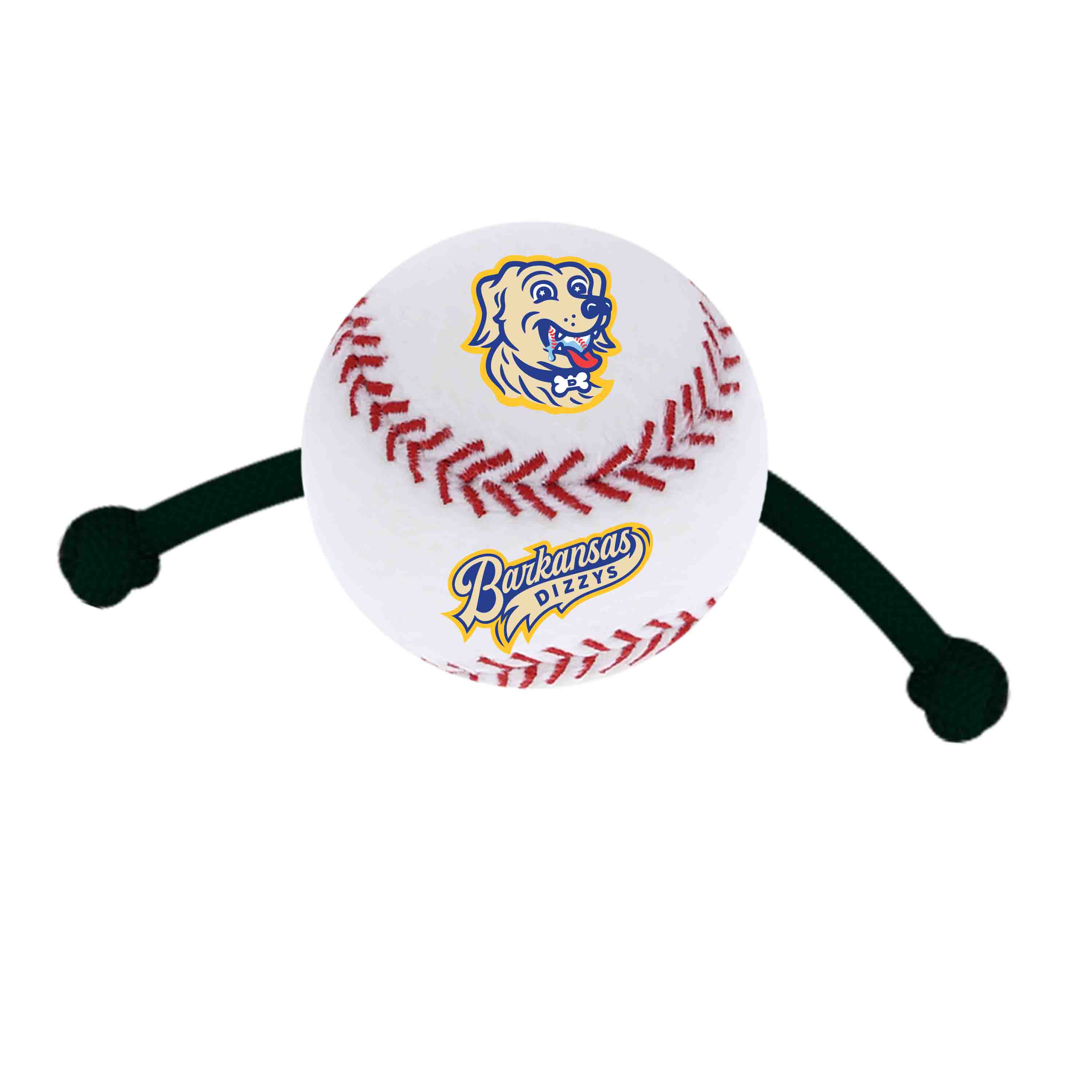 Barkansas Dizzys All Star Dogs Baseball Tug Toy