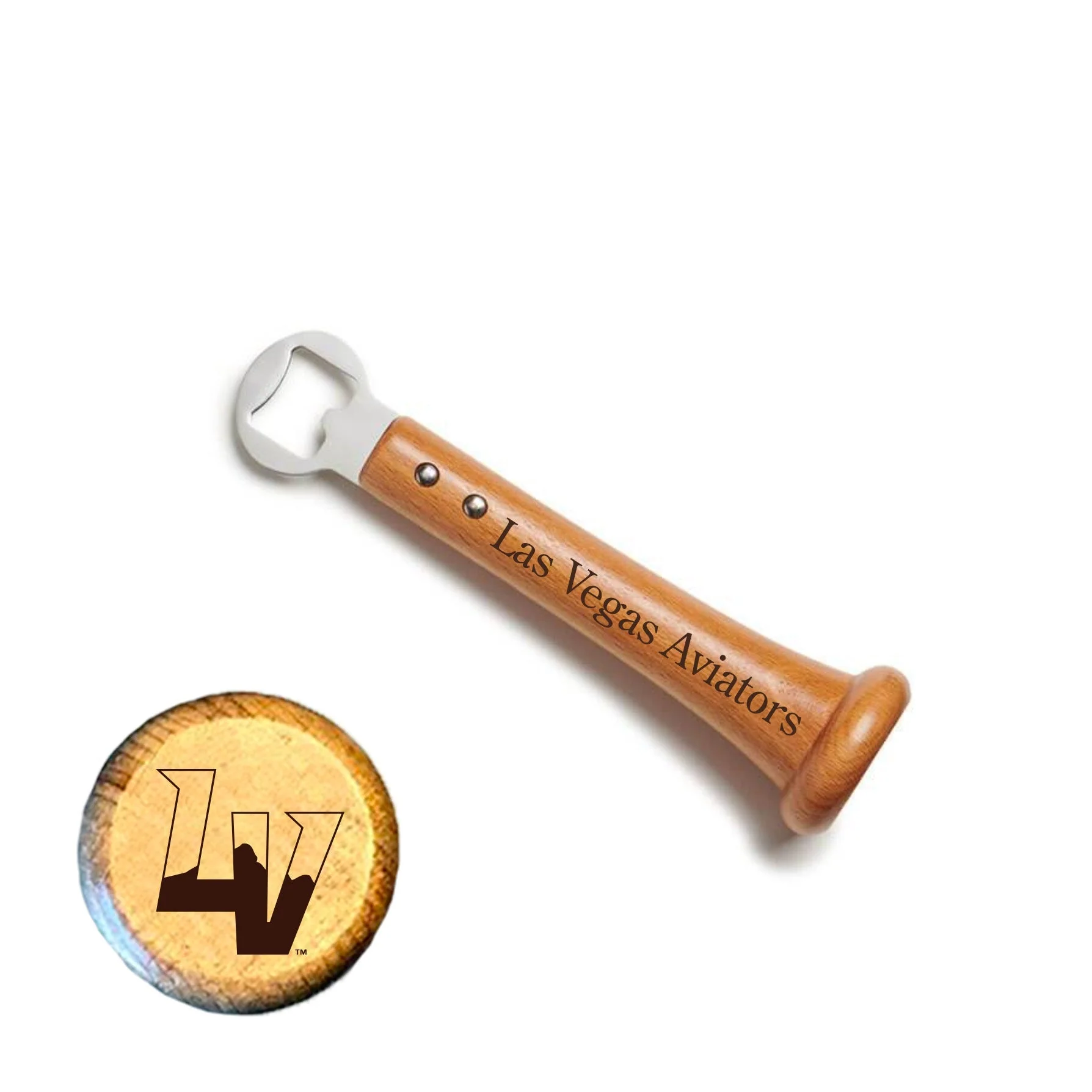 Baseball BBQ LV Monogram Pickoff Bottle Opener