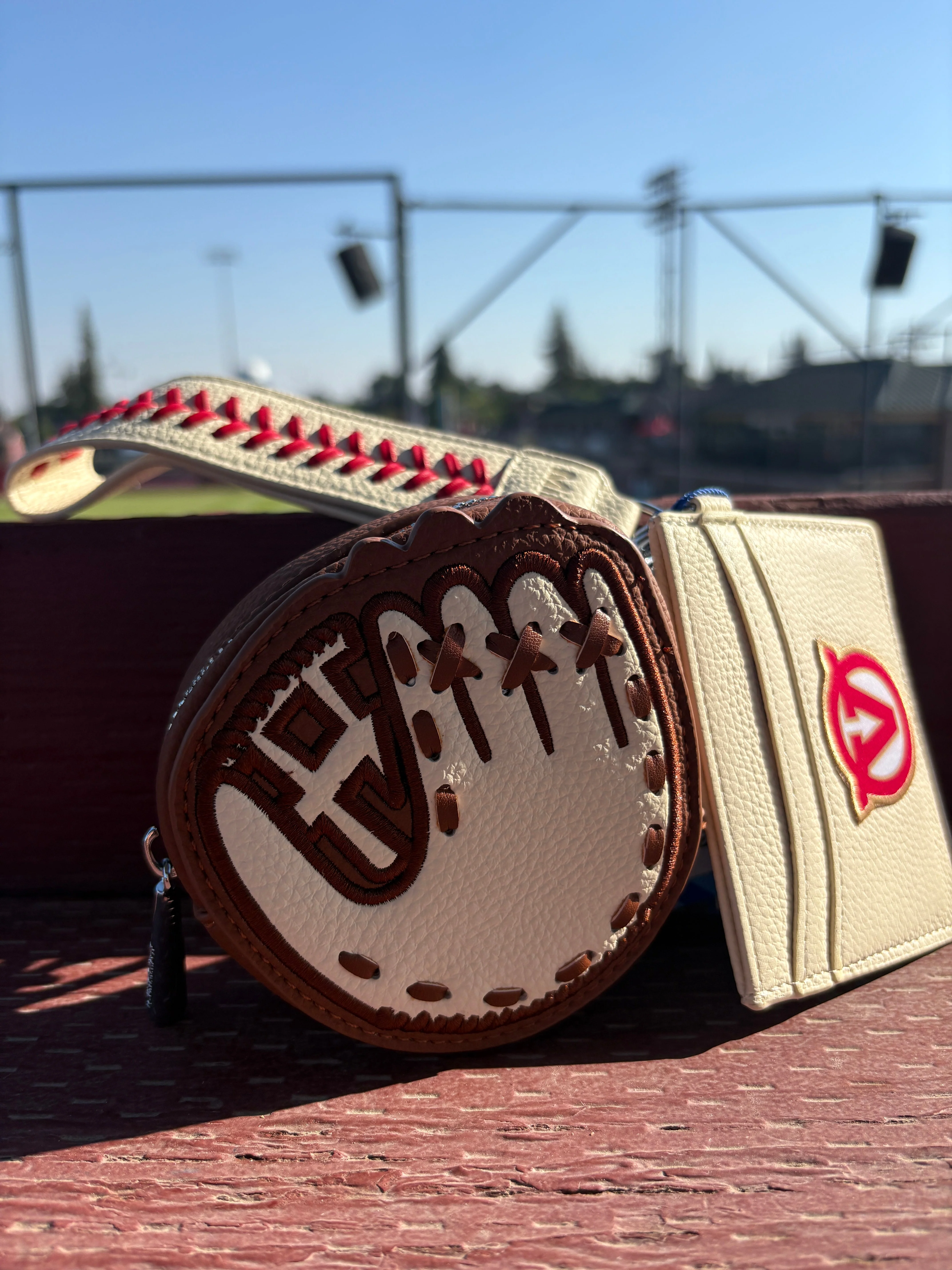 Baseball Glove Wallet Keychain