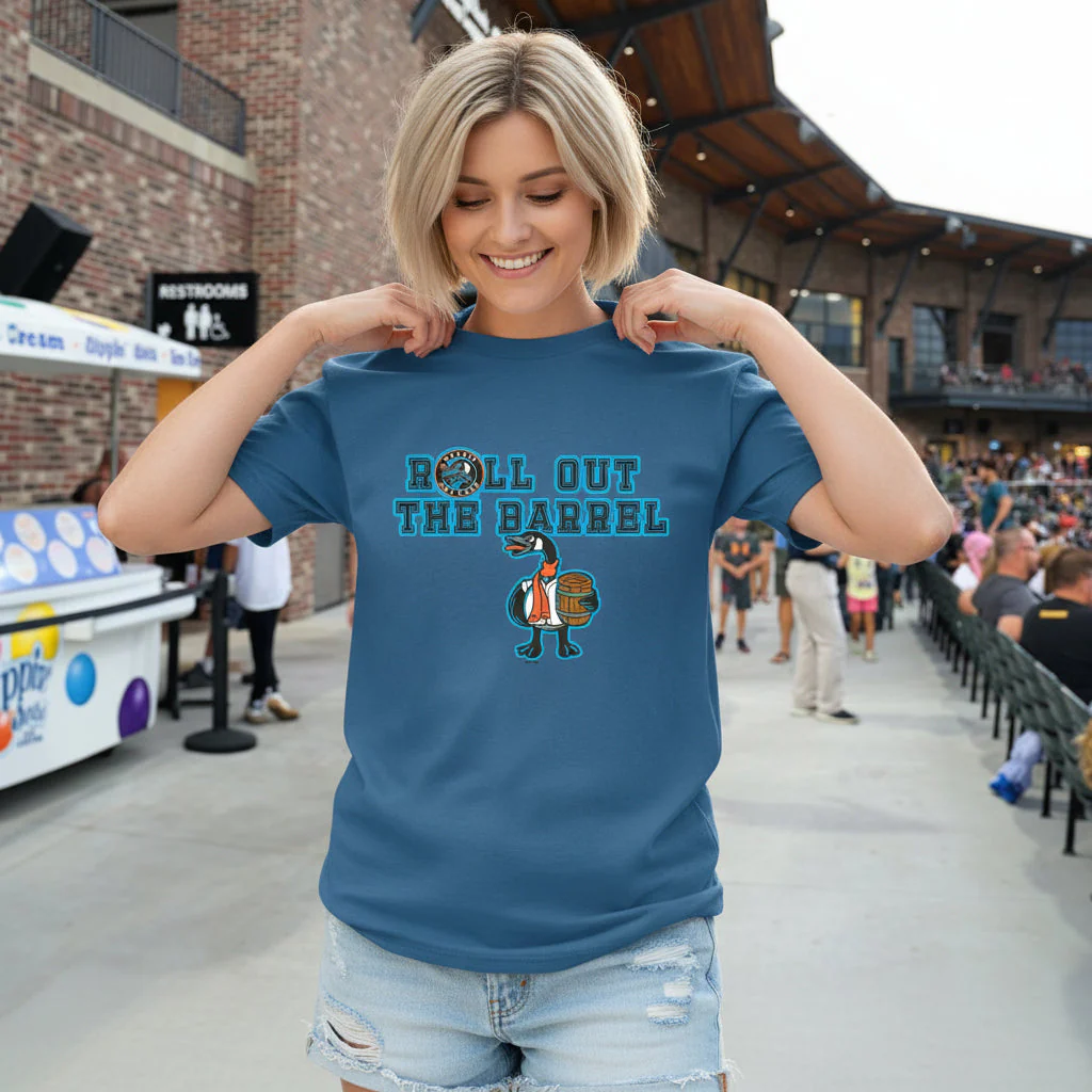Beloit Sky Carp Roll Out the Barrel T-Shirt
