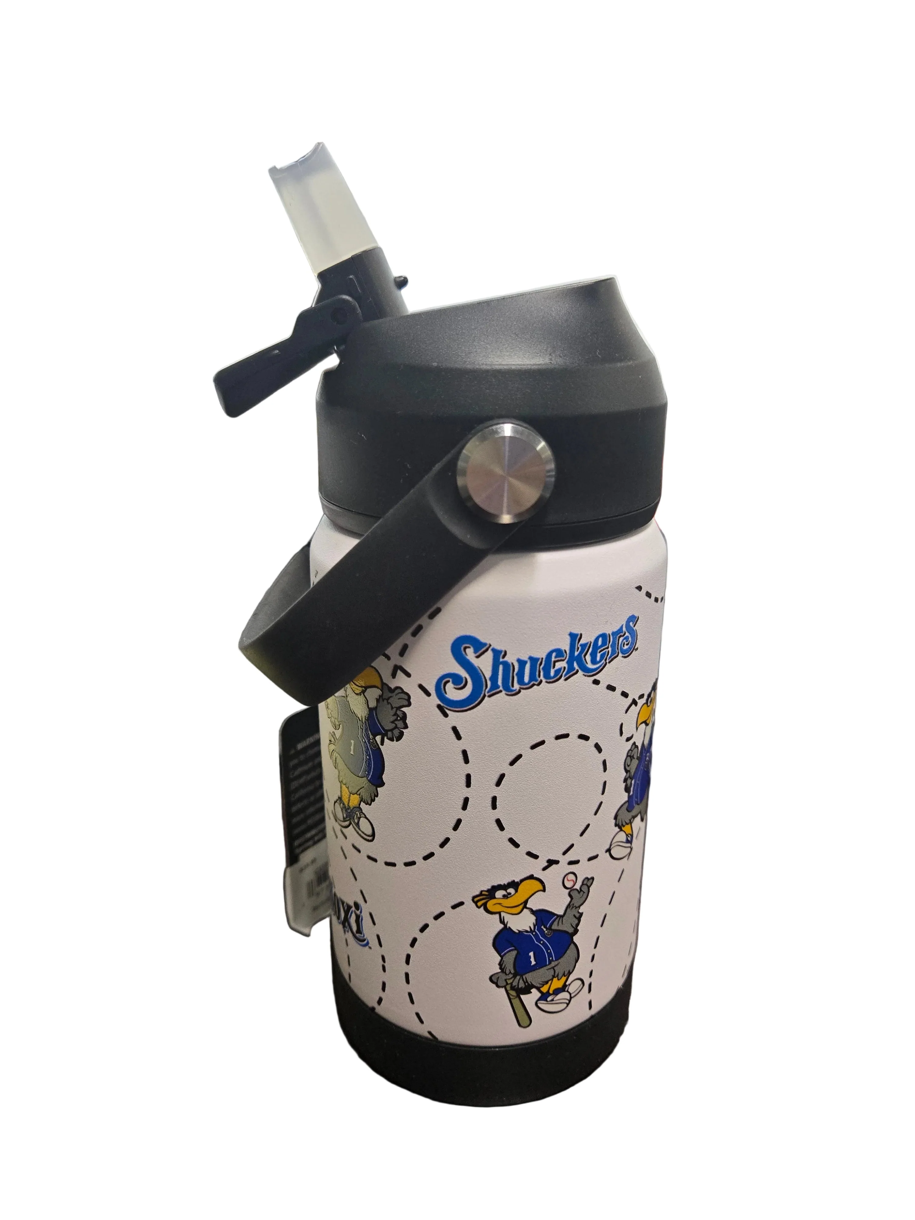Biloxi Shuckers 12oz Stainless Steel Kids Water Bottle - Image 3