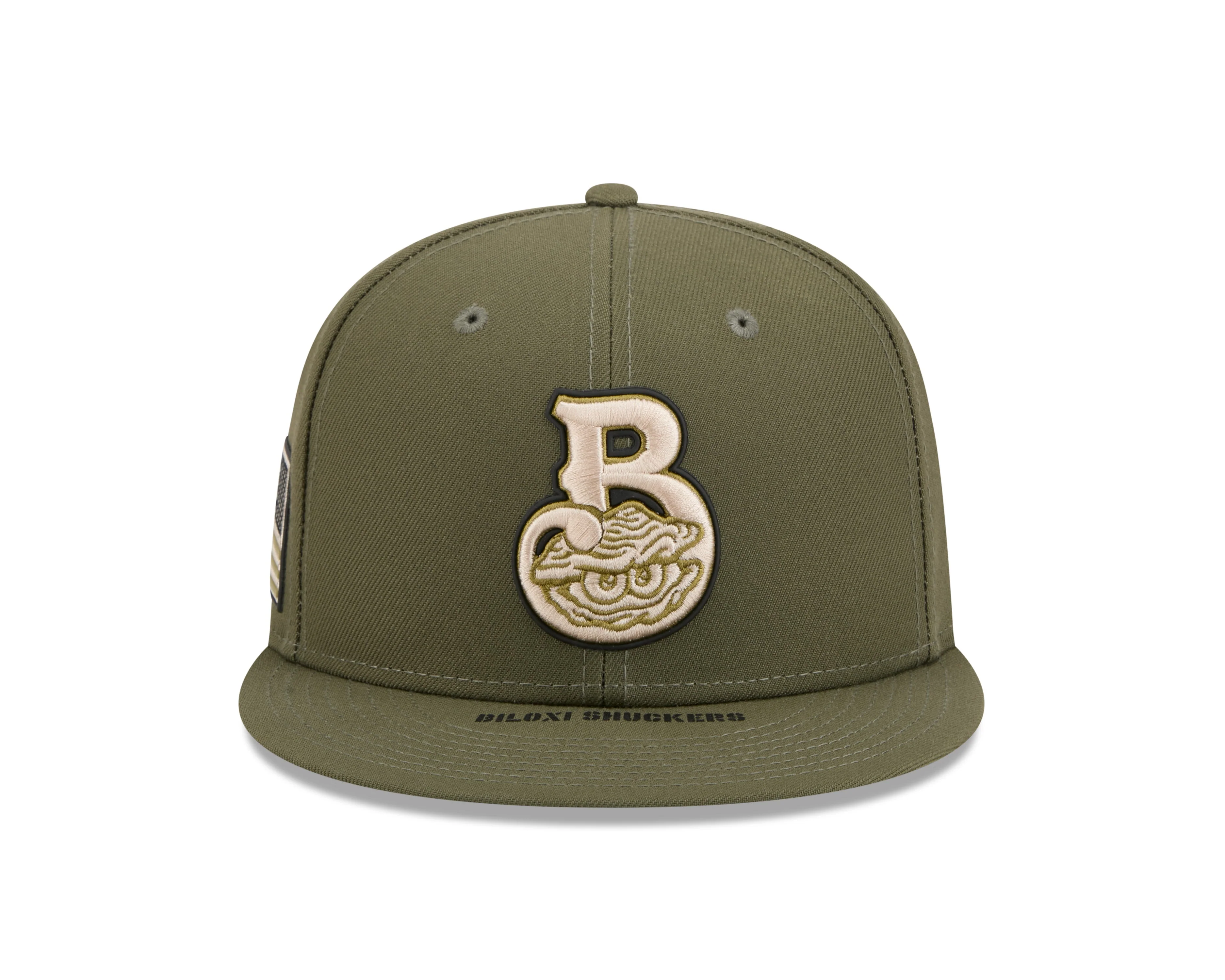 Biloxi Shuckers 2026 Armed Forces Day New Era 59FIFTY Fitted Cap