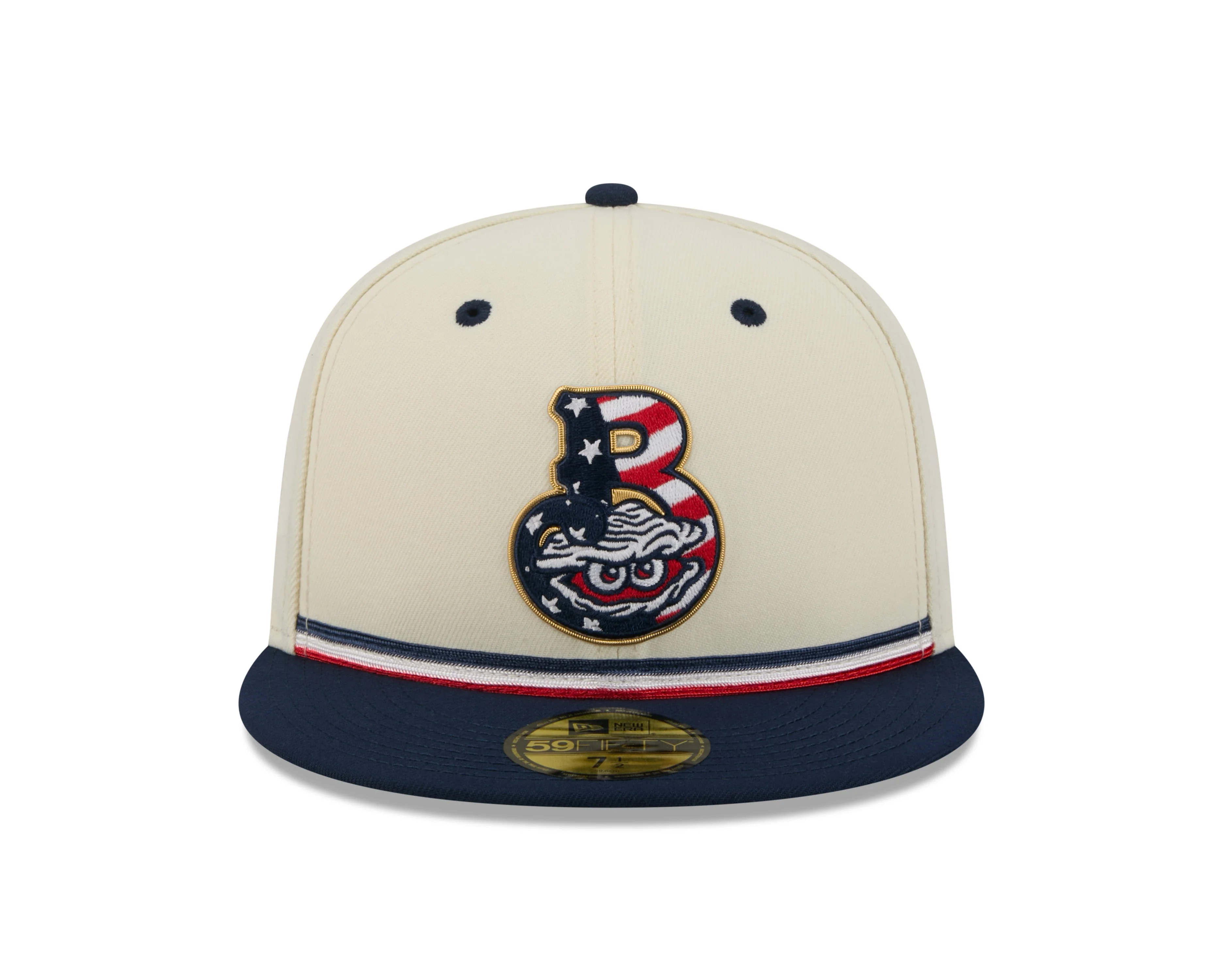 Biloxi Shuckers 2026 New Era Fourth of July 59FIFTY Fitted Cap