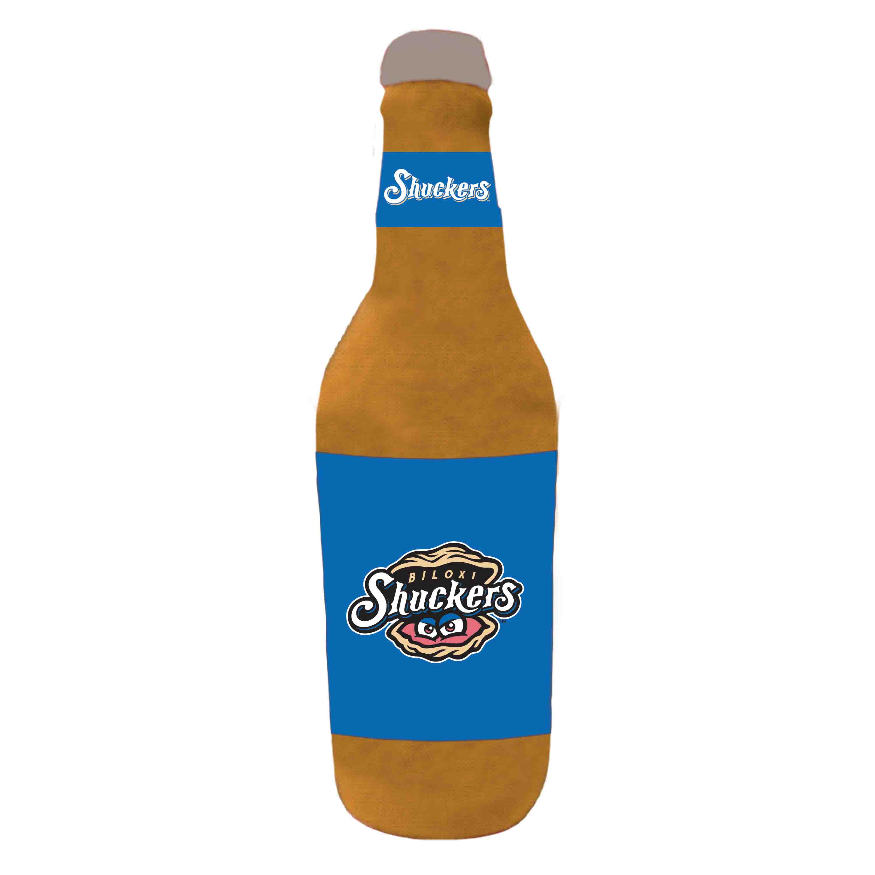 Biloxi Shuckers Beer Bottle Toy for Dog
