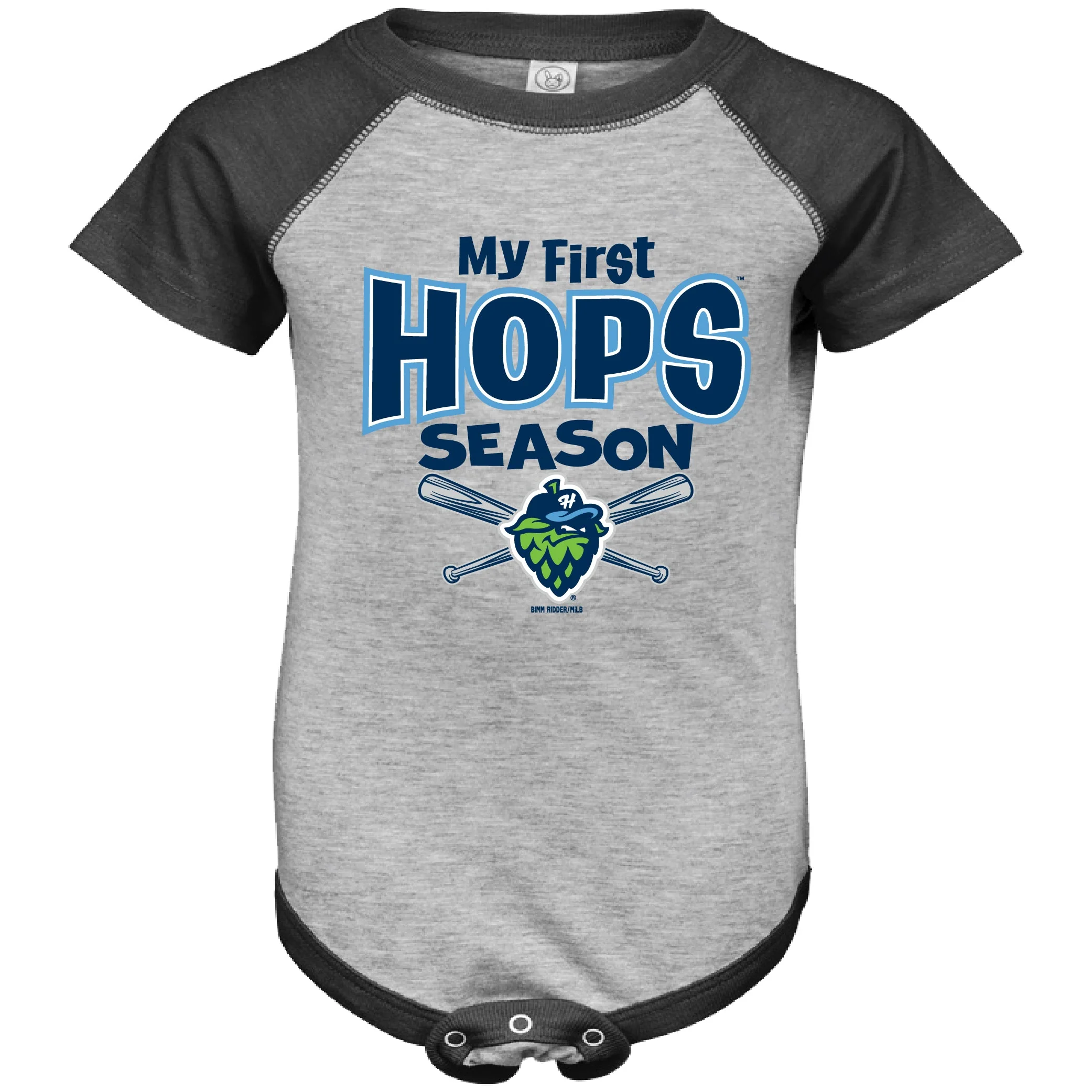 Bimm Ridder My First Season Onesie, Hillsboro Hops