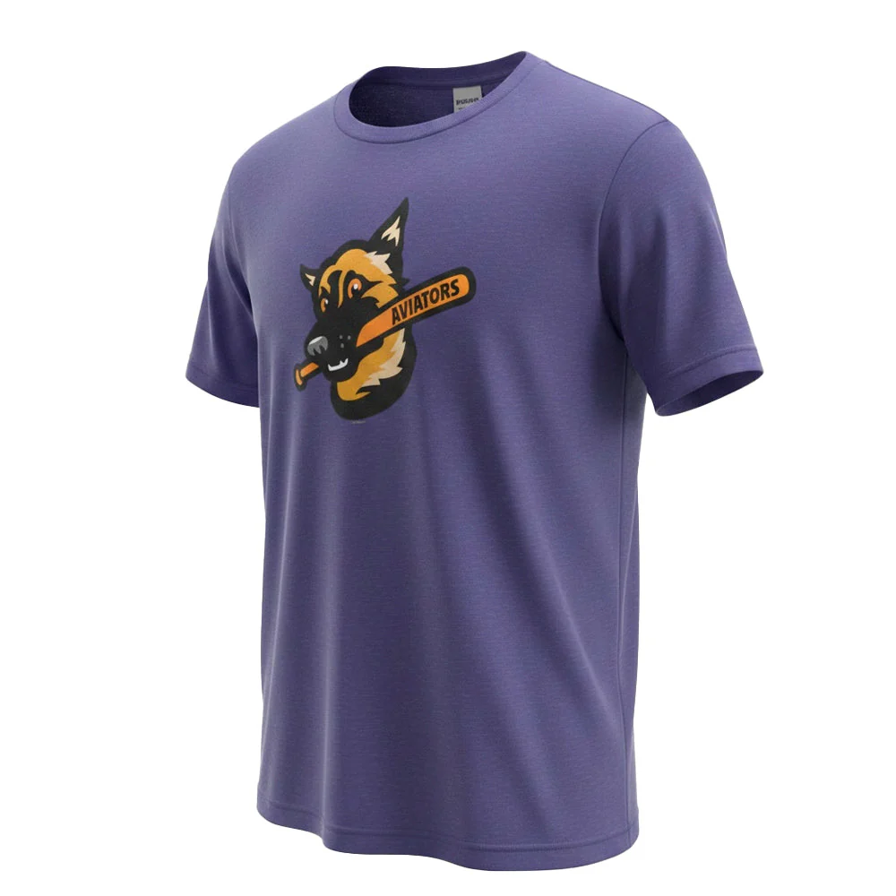 Bimm Ridder Ruin Blue Tri-Blend Short Sleeve T-Shirt