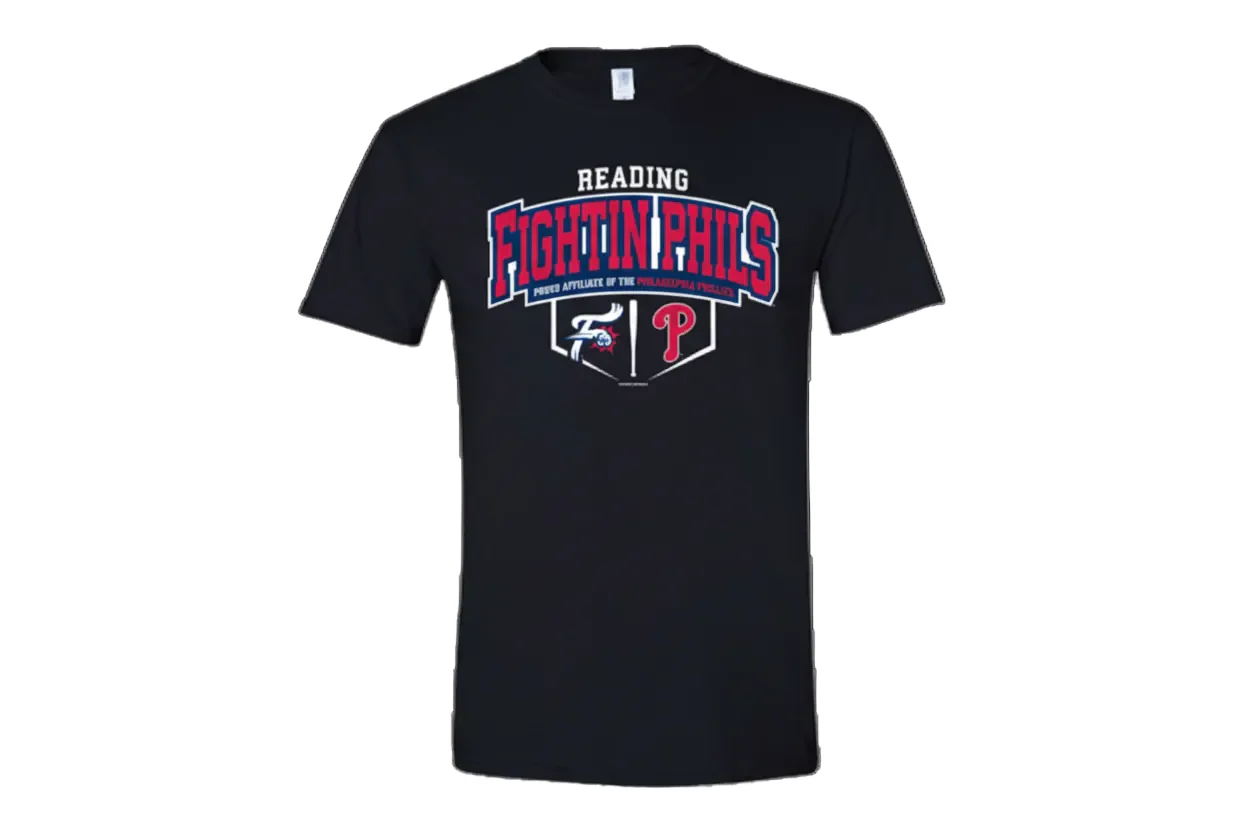 Bimmridder Adult Softstyle Philaladelphia Phillies Black Affiliate T-Shirt