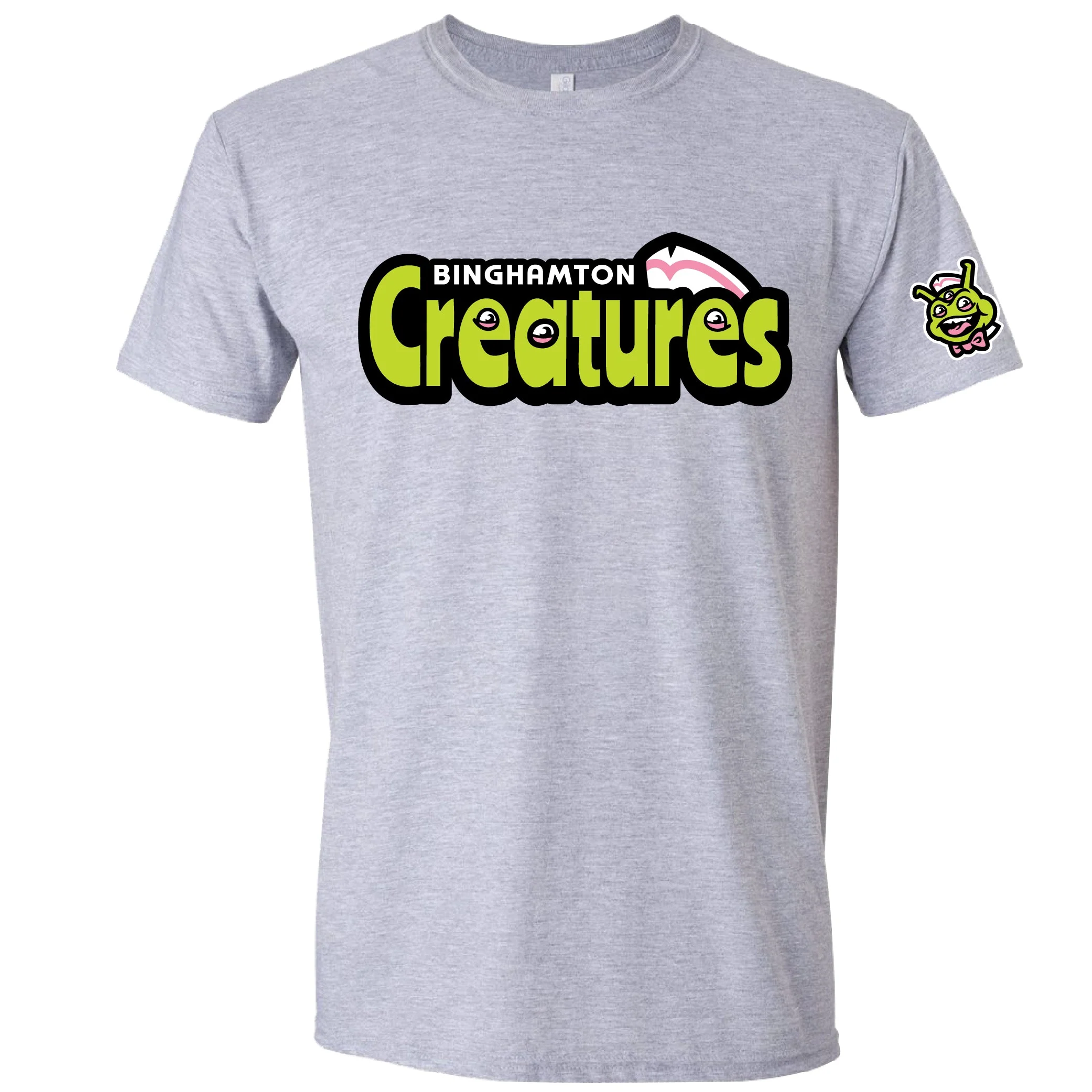 Binghamton Creatures Mens Primary Logo T-Shirt - Image 2