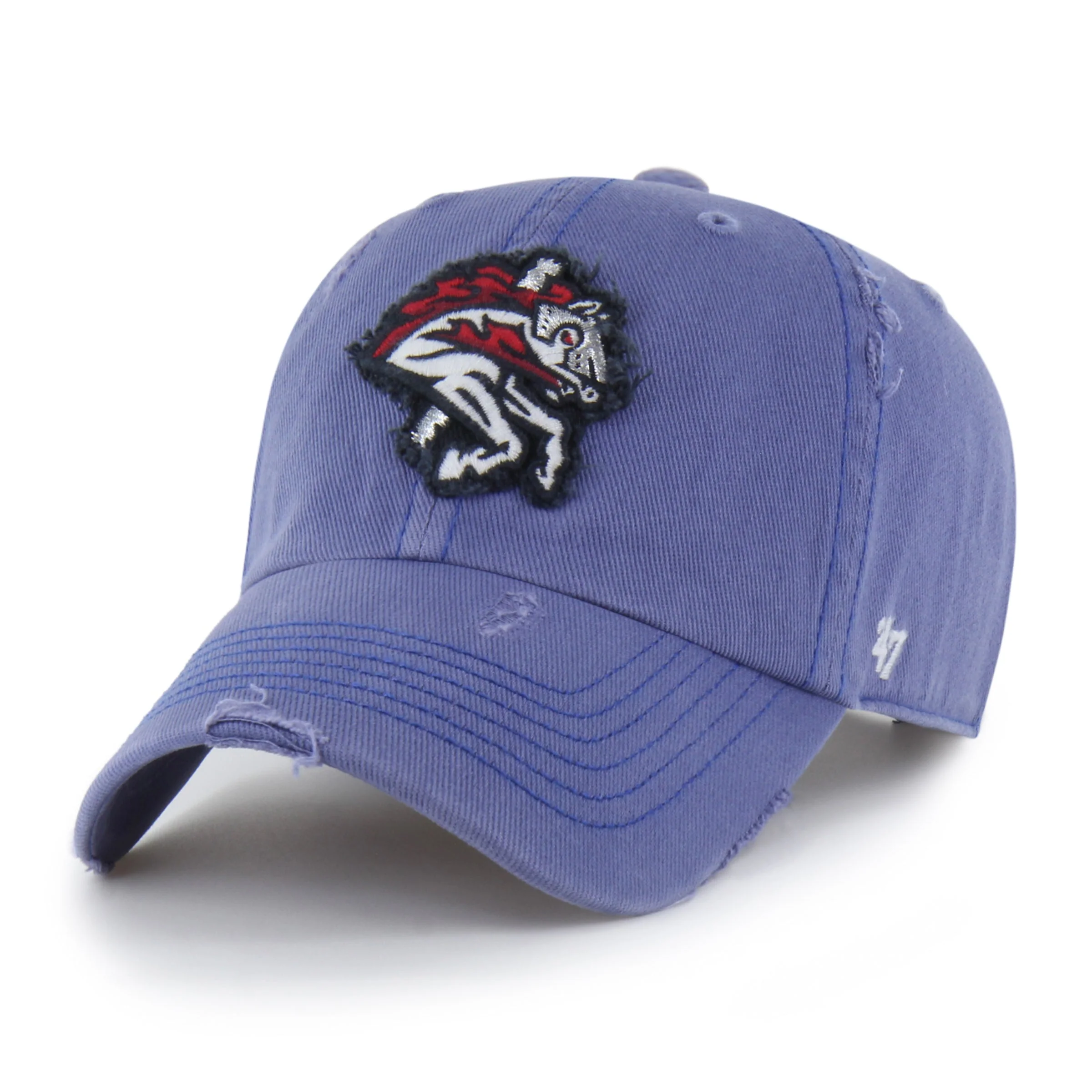 Binghamton Rumble Ponies '47 Brand Weathered Clean Up Adjustable Hat
