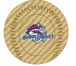 Binghamton Rumble Ponies Gold Baseball